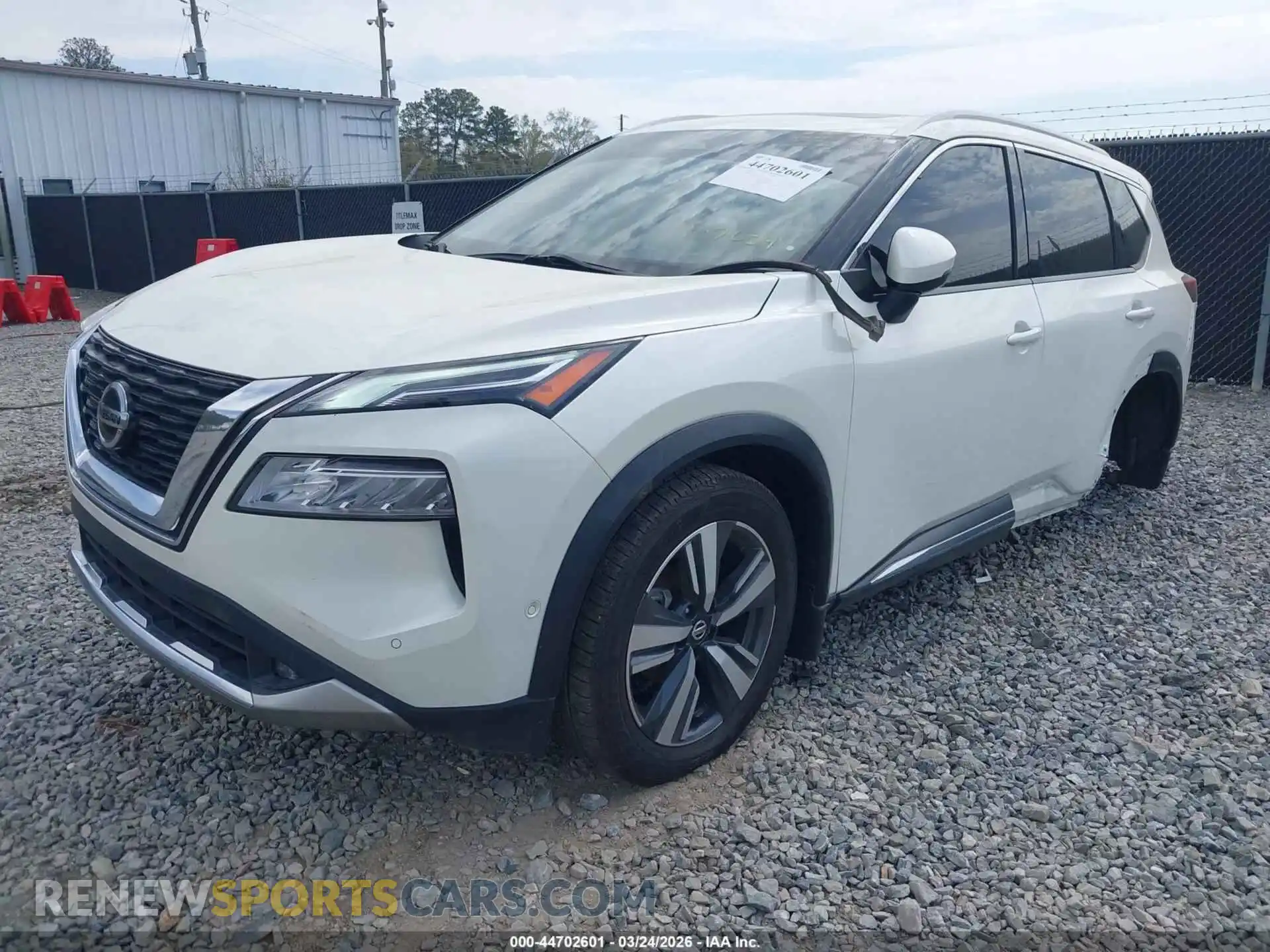 2 Photograph of a damaged car JN8AT3DC9MW107654 NISSAN ROGUE 2021