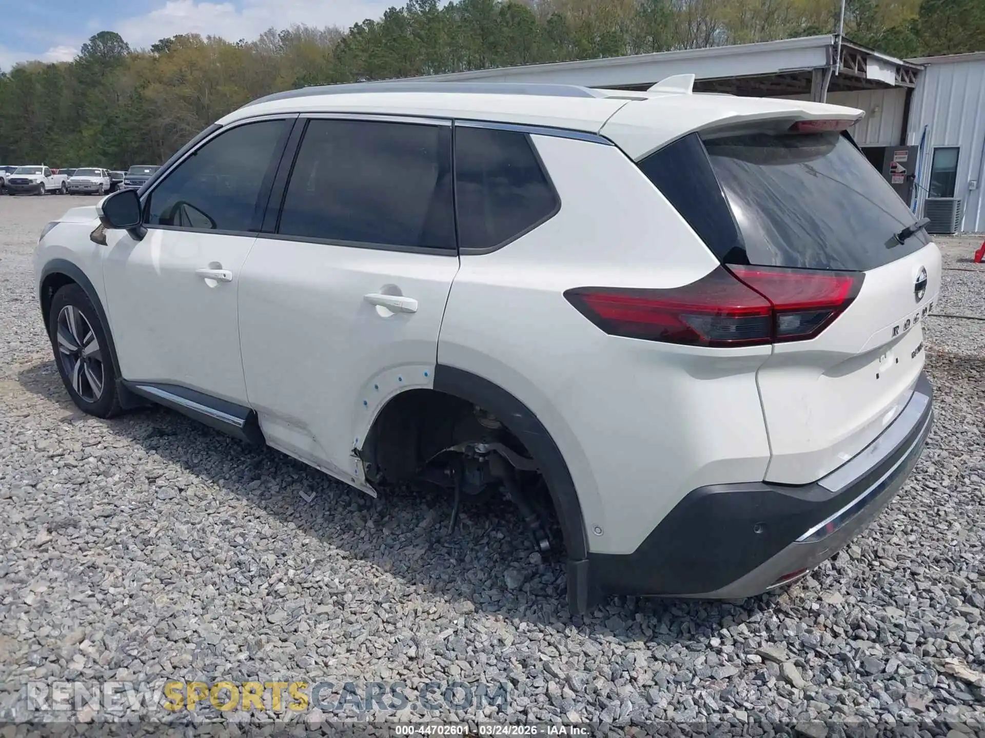 3 Photograph of a damaged car JN8AT3DC9MW107654 NISSAN ROGUE 2021