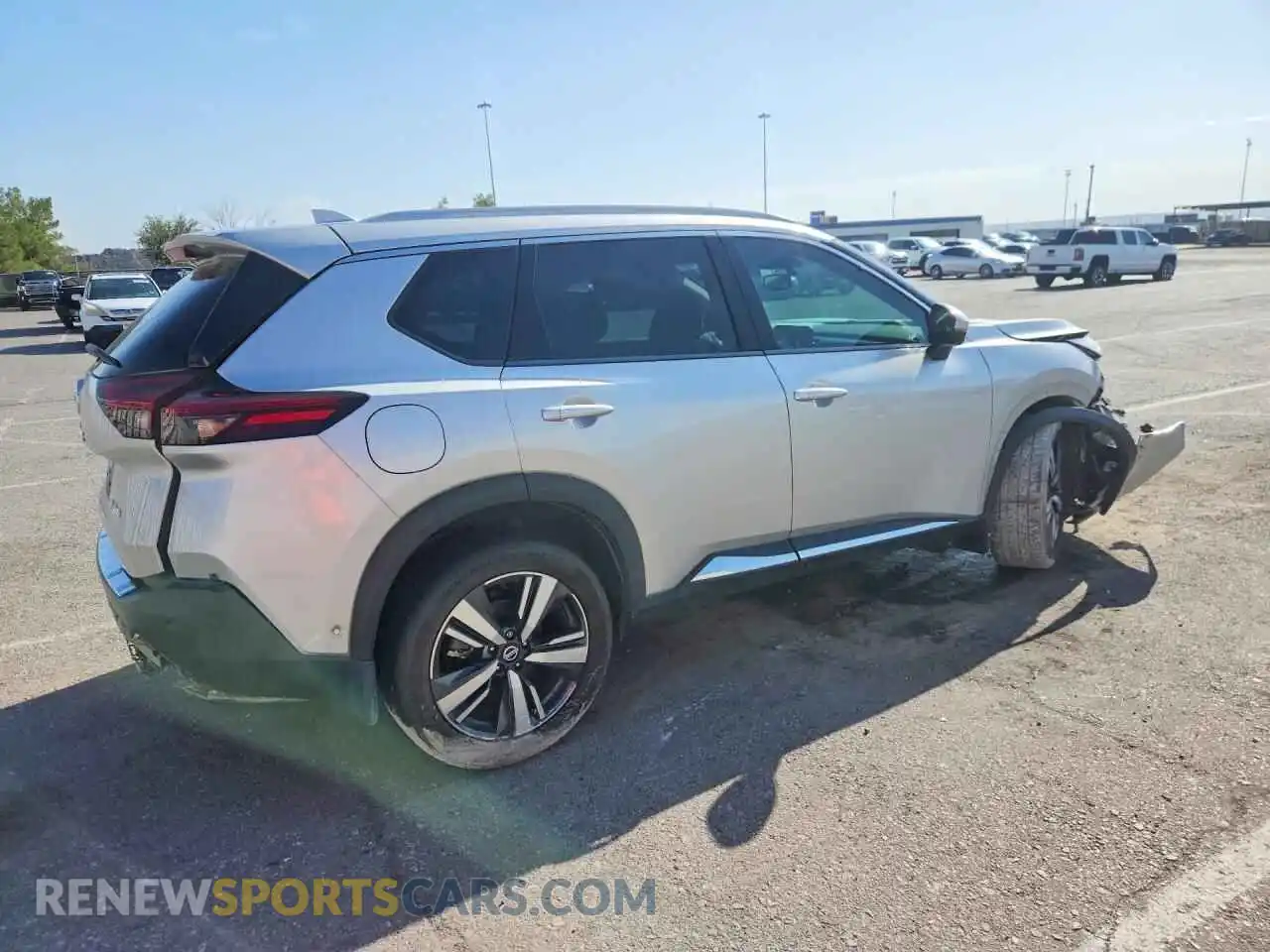 3 Photograph of a damaged car JN8AT3DCXMW106397 NISSAN ROGUE 2021