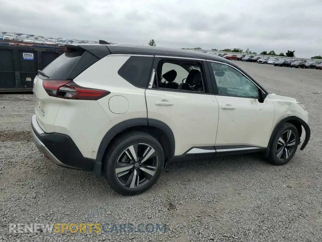 3 Photograph of a damaged car JN8AT3DD1MW307467 NISSAN ROGUE 2021