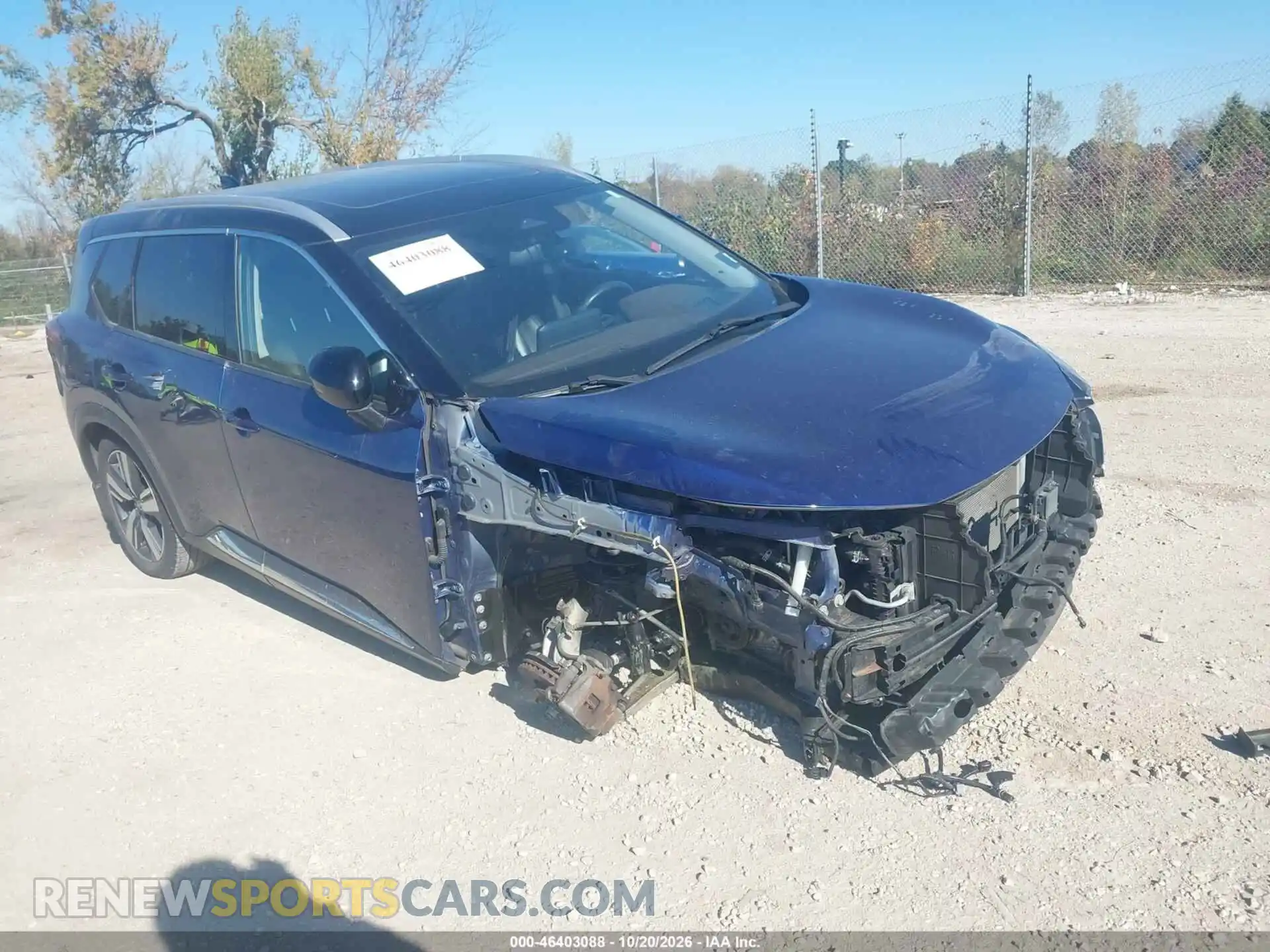1 Photograph of a damaged car JN8AT3DD1MW308909 NISSAN ROGUE 2021