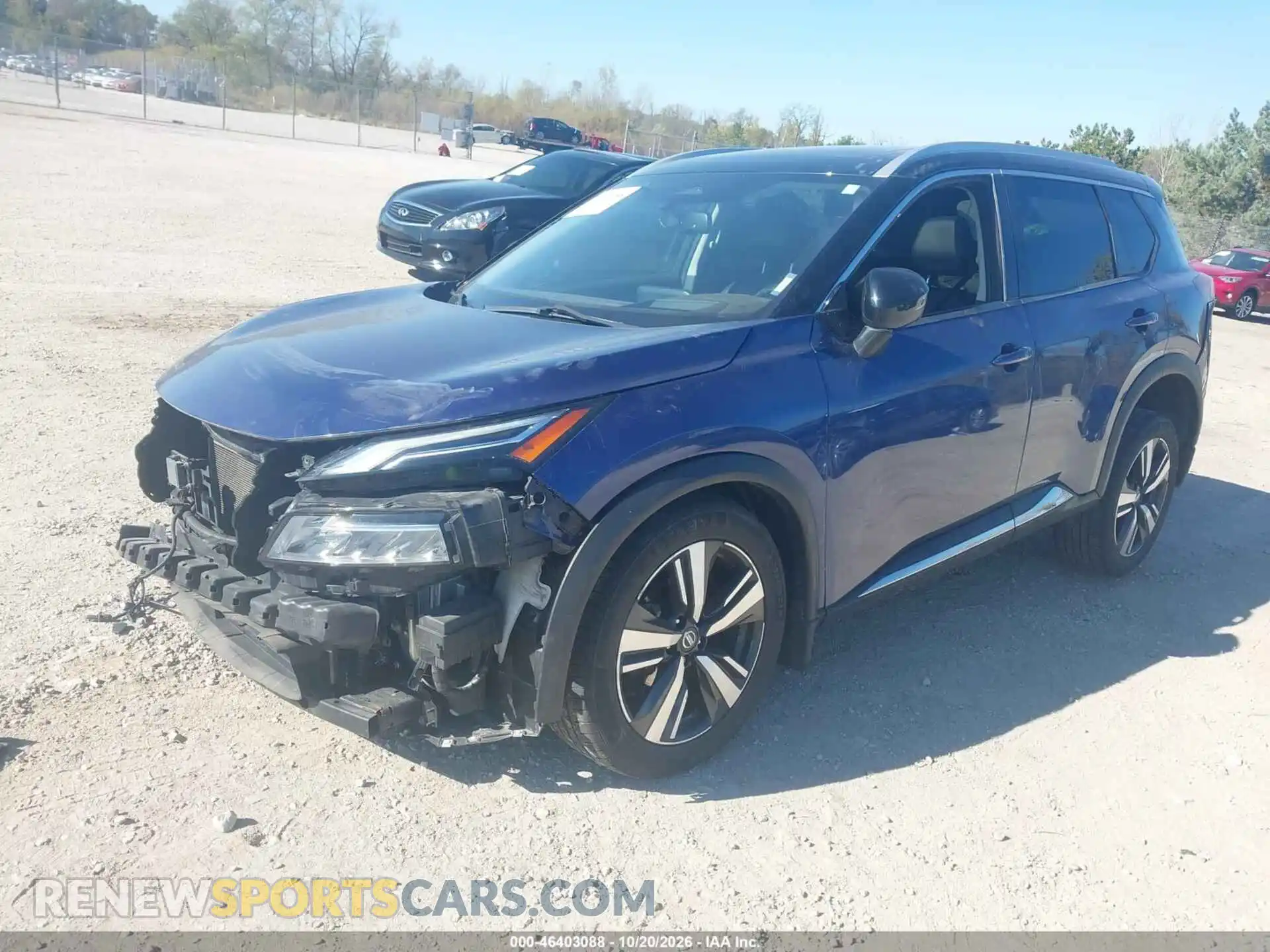 2 Photograph of a damaged car JN8AT3DD1MW308909 NISSAN ROGUE 2021