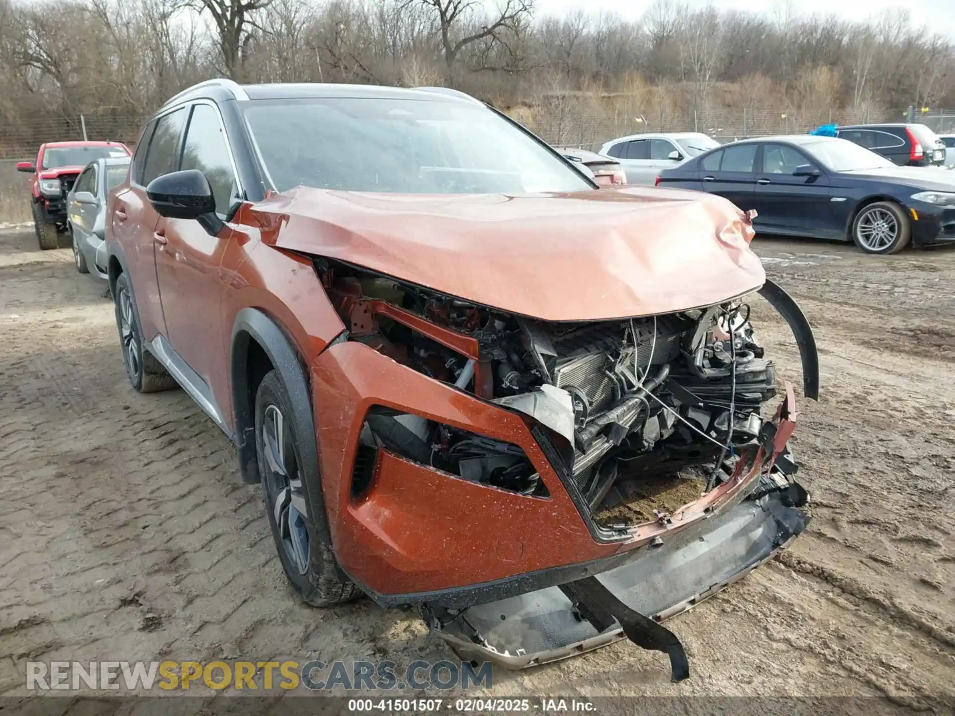 1 Photograph of a damaged car JN8AT3DD1MW309882 NISSAN ROGUE 2021