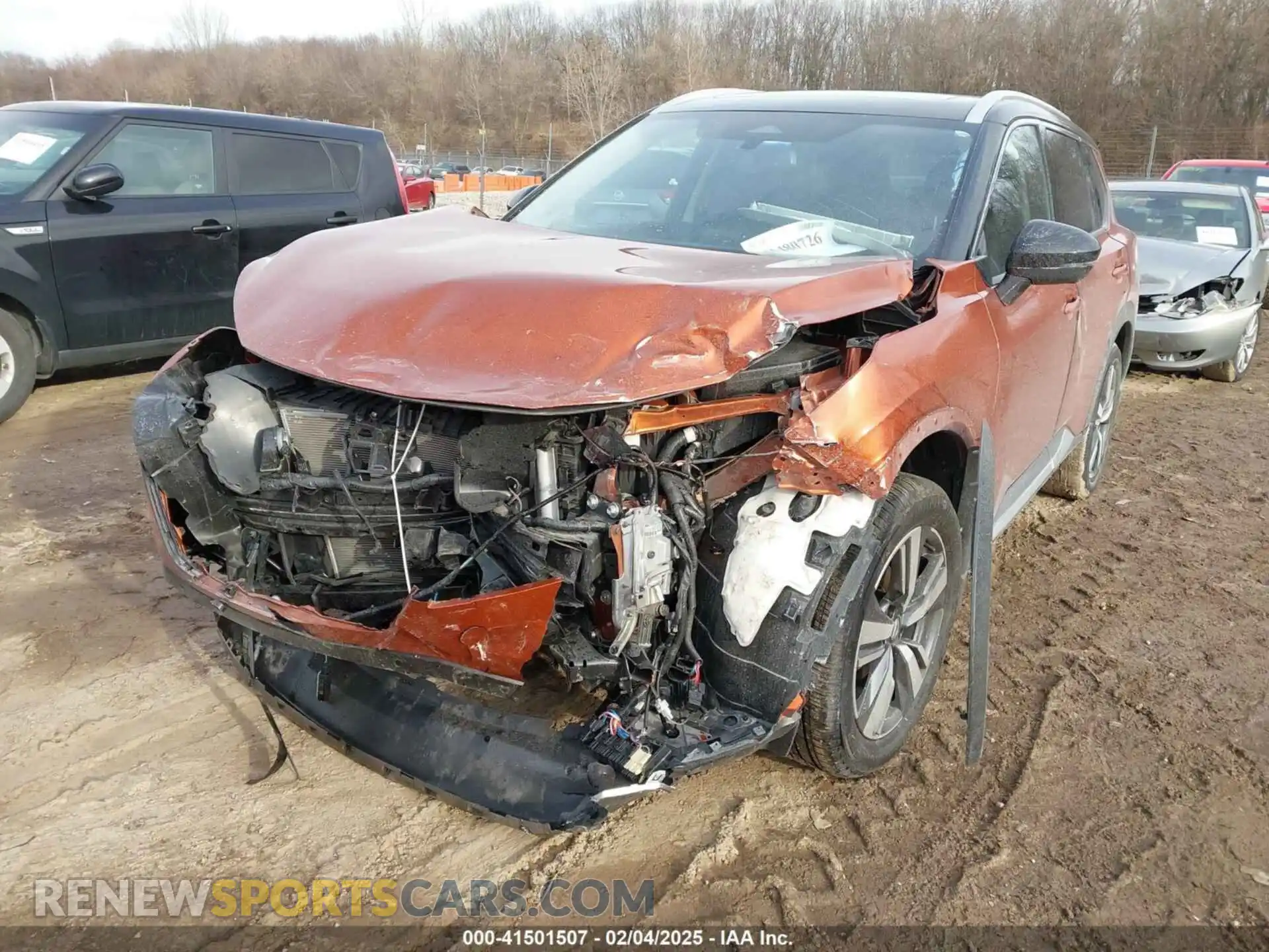 2 Photograph of a damaged car JN8AT3DD1MW309882 NISSAN ROGUE 2021