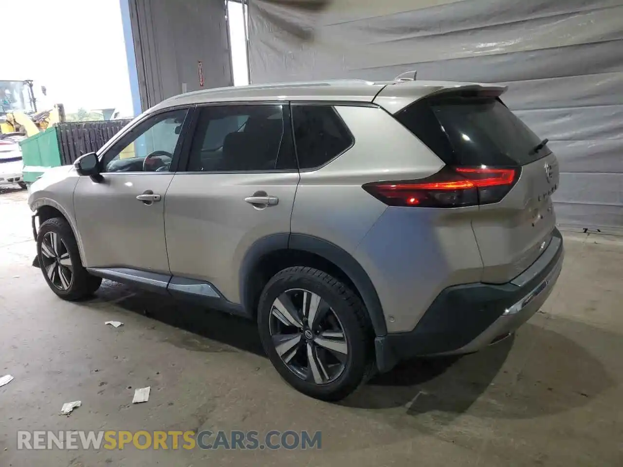 2 Photograph of a damaged car JN8AT3DD1MW313544 NISSAN ROGUE 2021