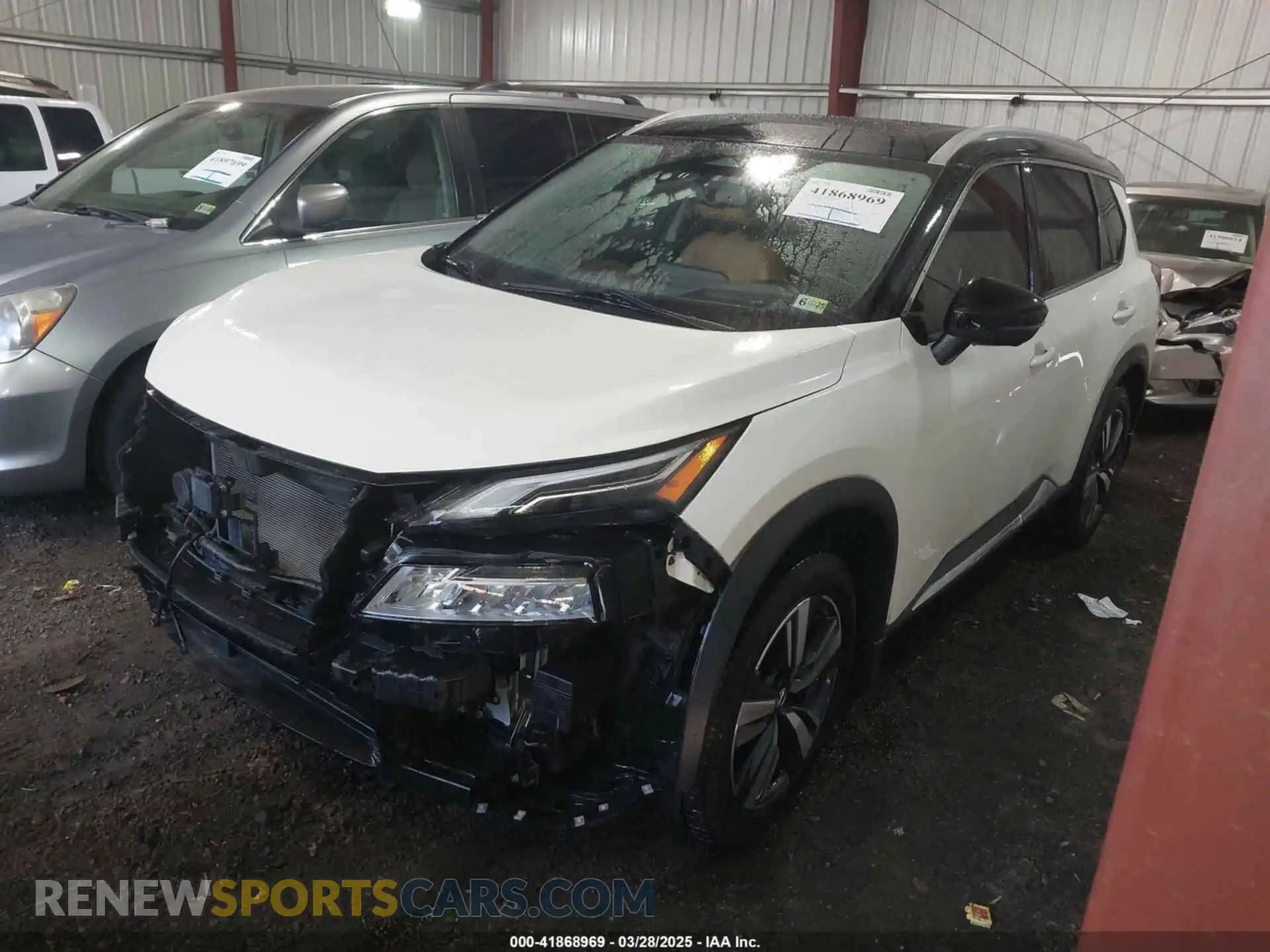 2 Photograph of a damaged car JN8AT3DD2MW302259 NISSAN ROGUE 2021