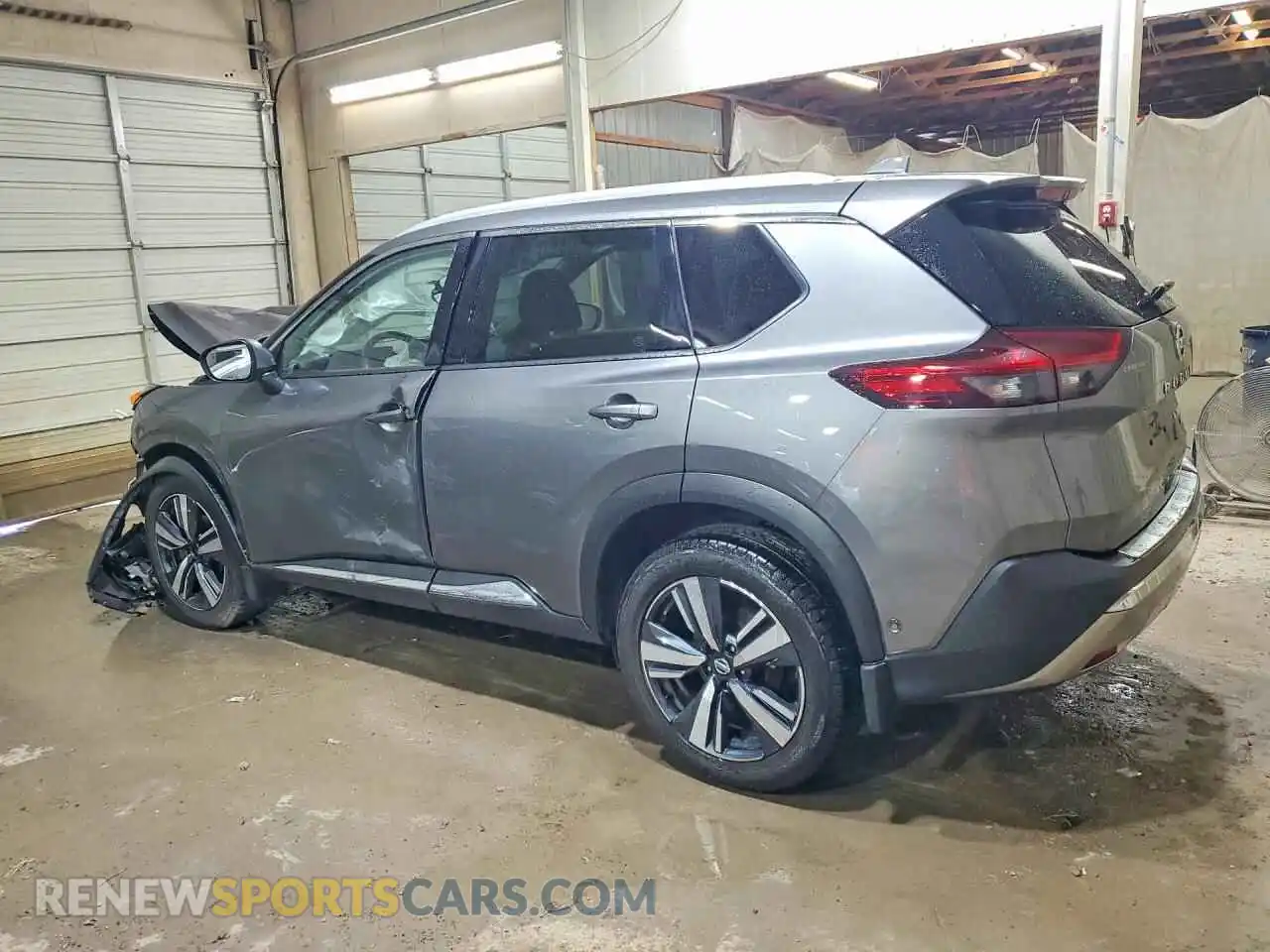 2 Photograph of a damaged car JN8AT3DD2MW309793 NISSAN ROGUE 2021
