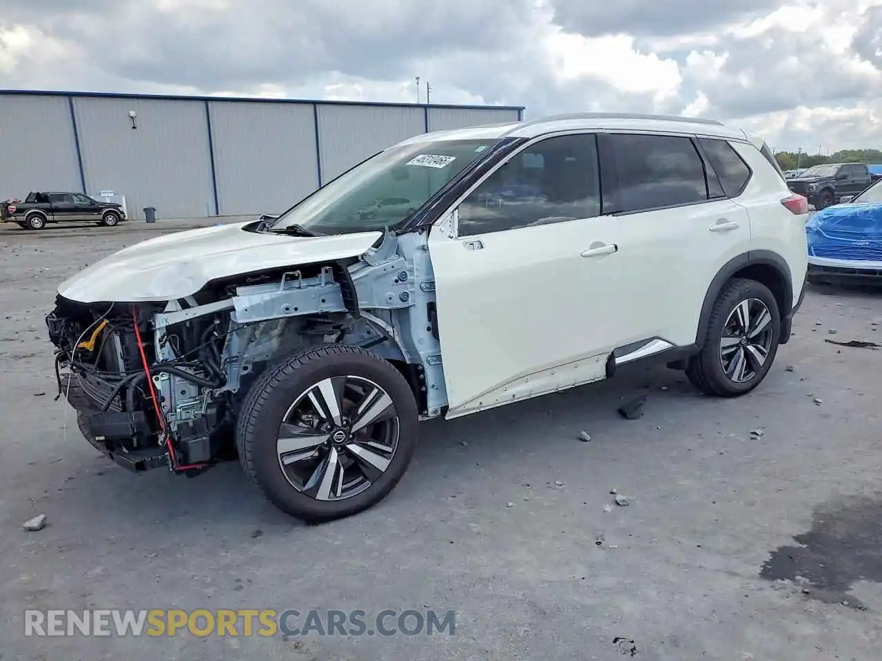 1 Photograph of a damaged car JN8AT3DD2MW320051 NISSAN ROGUE 2021