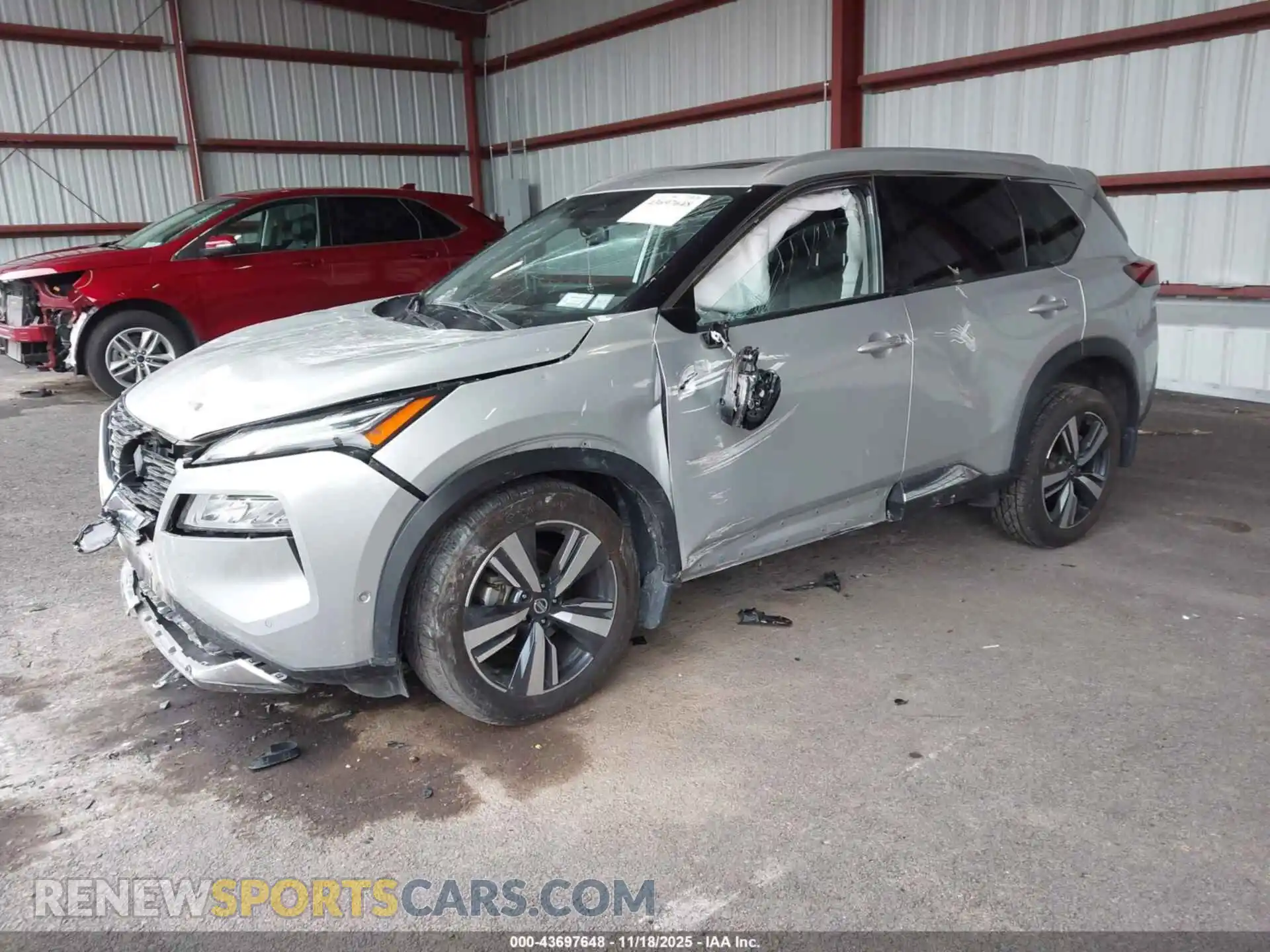 2 Photograph of a damaged car JN8AT3DD3MW307129 NISSAN ROGUE 2021