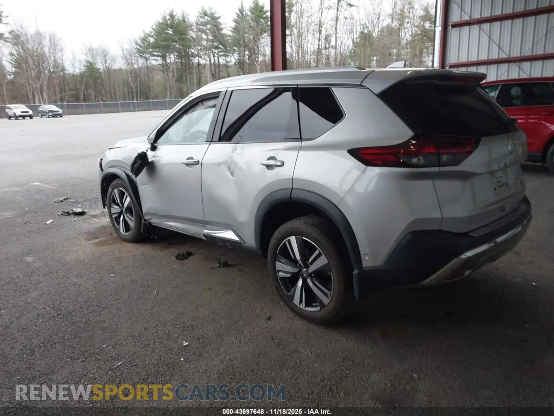 3 Photograph of a damaged car JN8AT3DD3MW307129 NISSAN ROGUE 2021