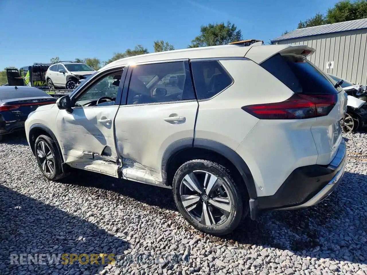 2 fotografías del automóvil dañado JN8AT3DD3MW307292 NISSAN ROGUE 2021
