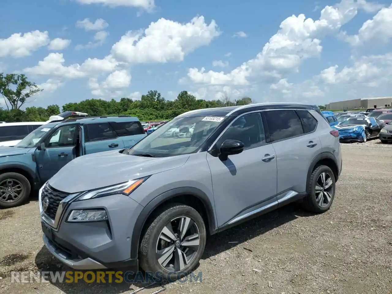 1 Photograph of a damaged car JN8AT3DD3MW310399 NISSAN ROGUE 2021