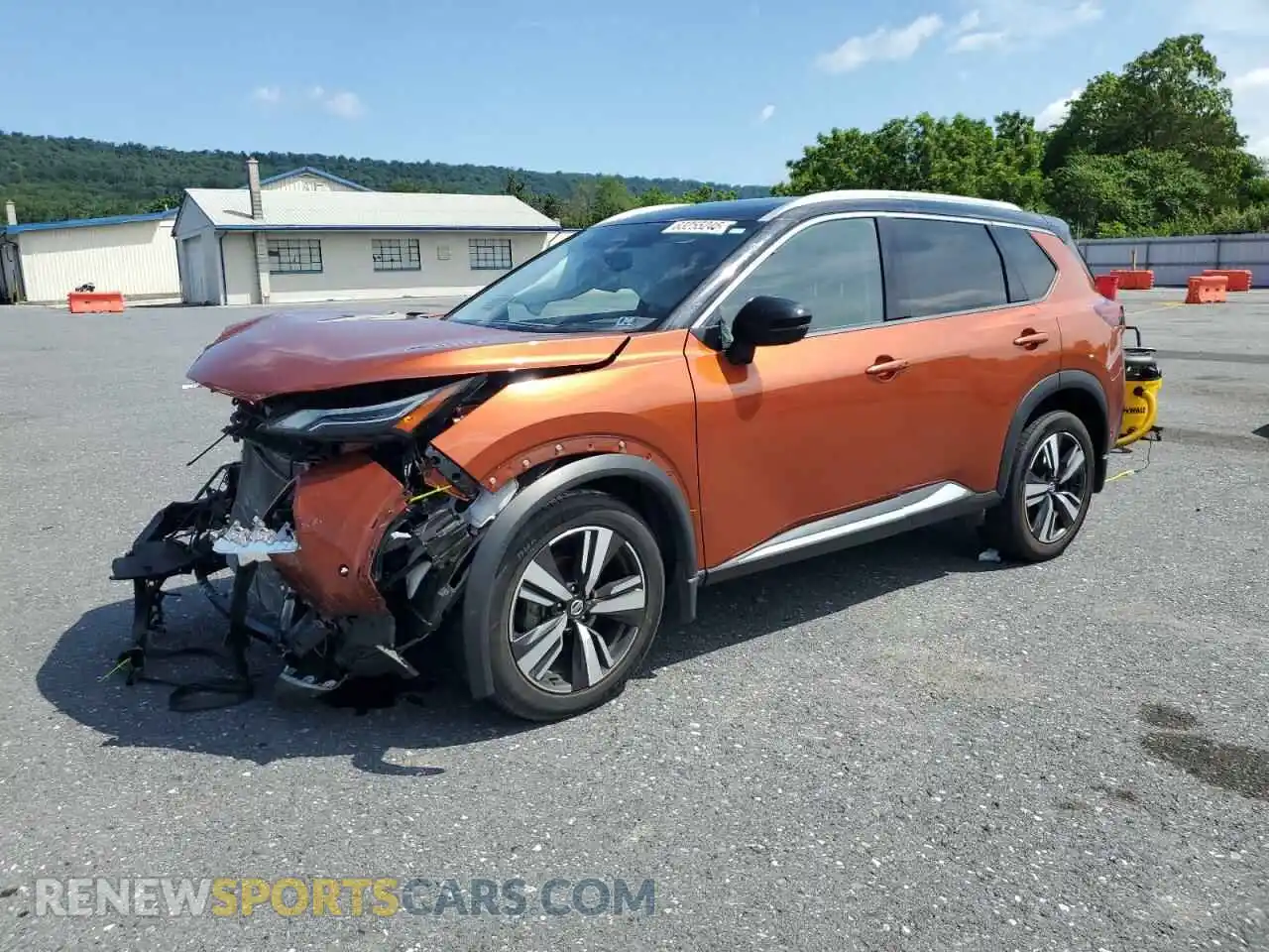 1 Photograph of a damaged car JN8AT3DD3MW313268 NISSAN ROGUE 2021