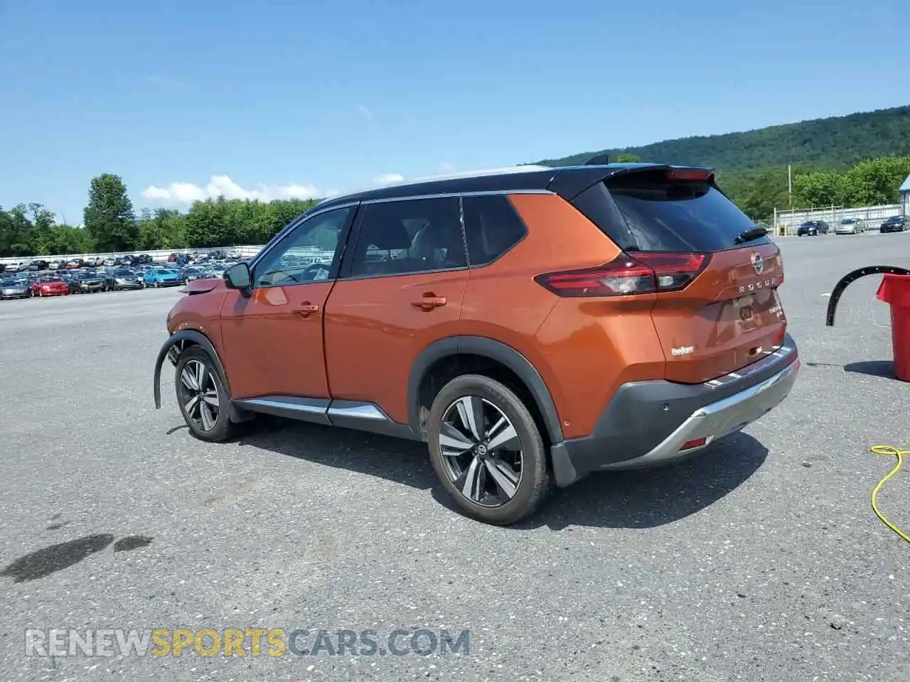 2 Photograph of a damaged car JN8AT3DD3MW313268 NISSAN ROGUE 2021