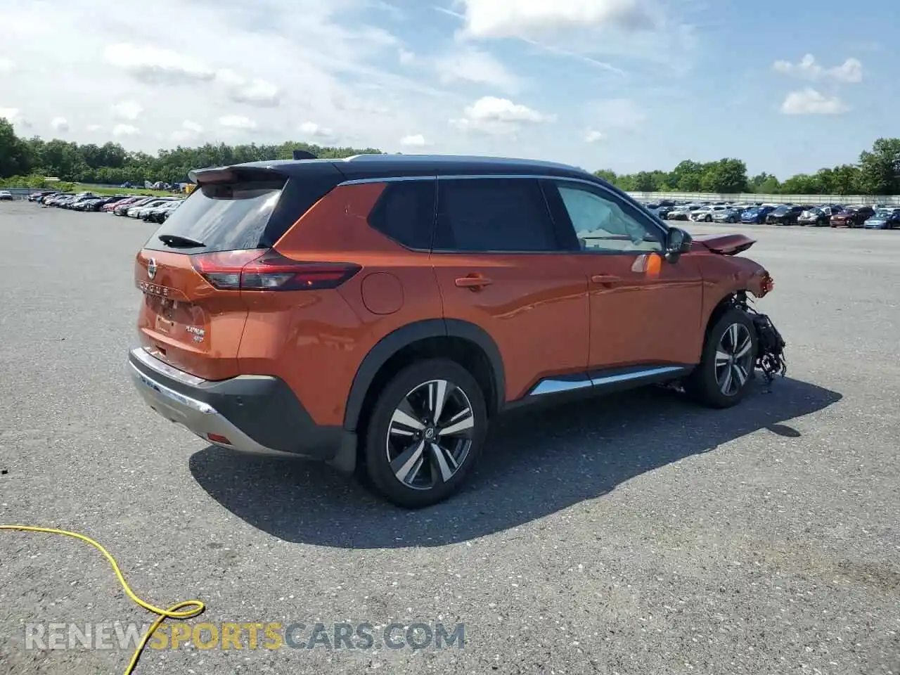 3 Photograph of a damaged car JN8AT3DD3MW313268 NISSAN ROGUE 2021