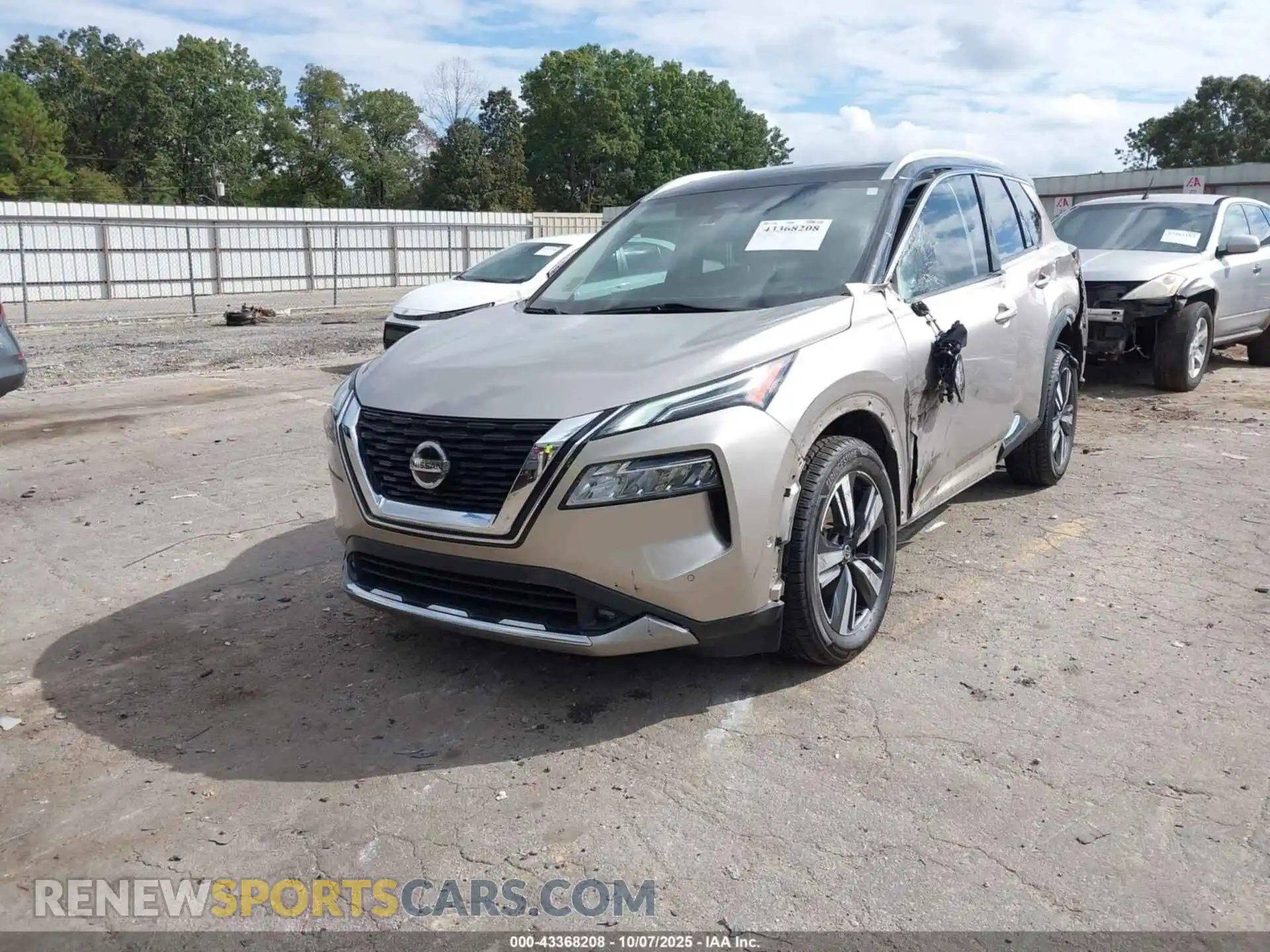 2 Photograph of a damaged car JN8AT3DD3MW318924 NISSAN ROGUE 2021