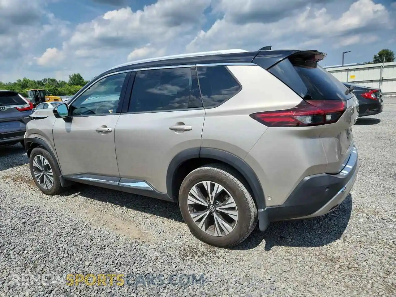 2 Photograph of a damaged car JN8AT3DD4MW302246 NISSAN ROGUE 2021