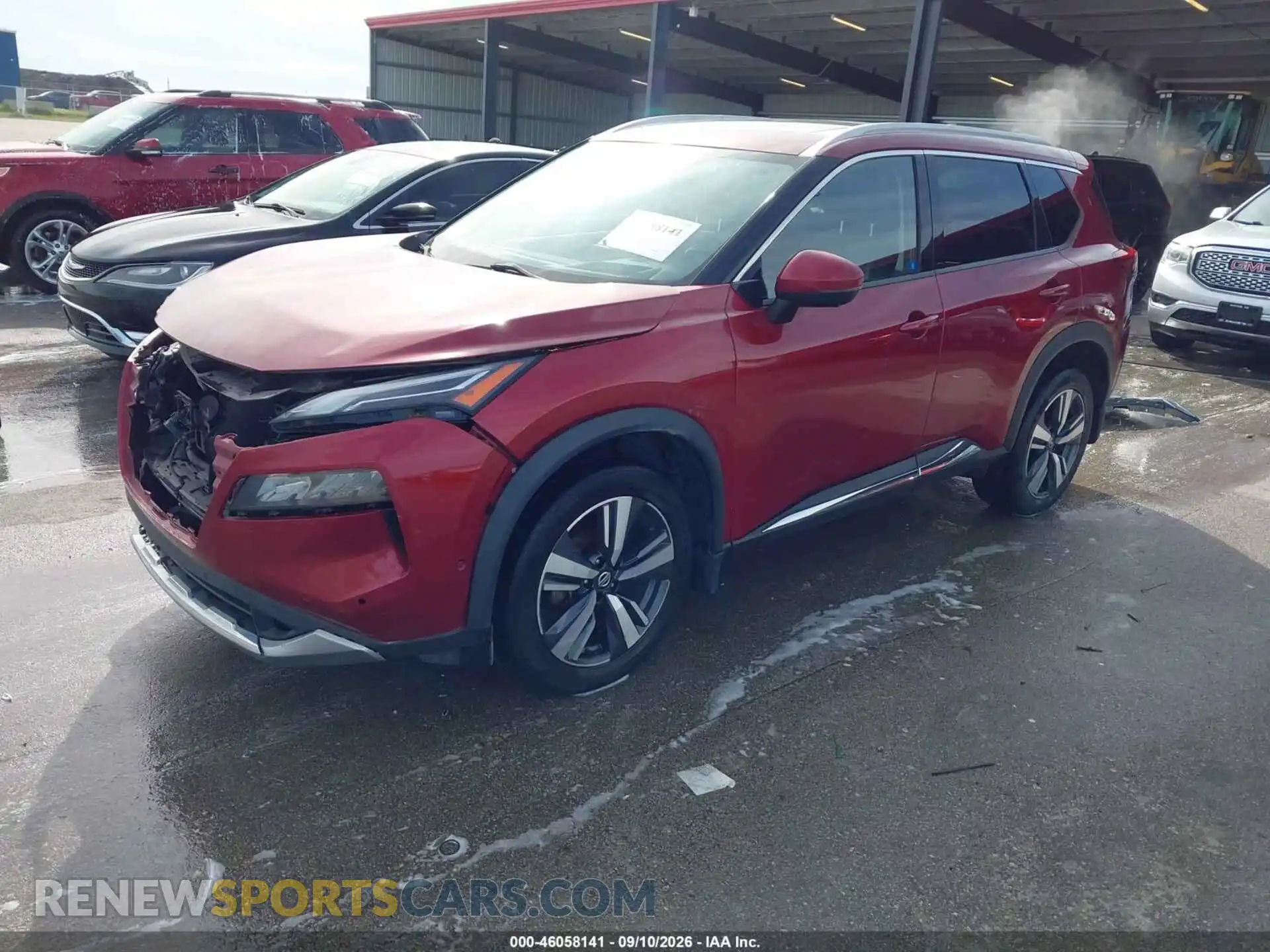 2 Photograph of a damaged car JN8AT3DD4MW302344 NISSAN ROGUE 2021