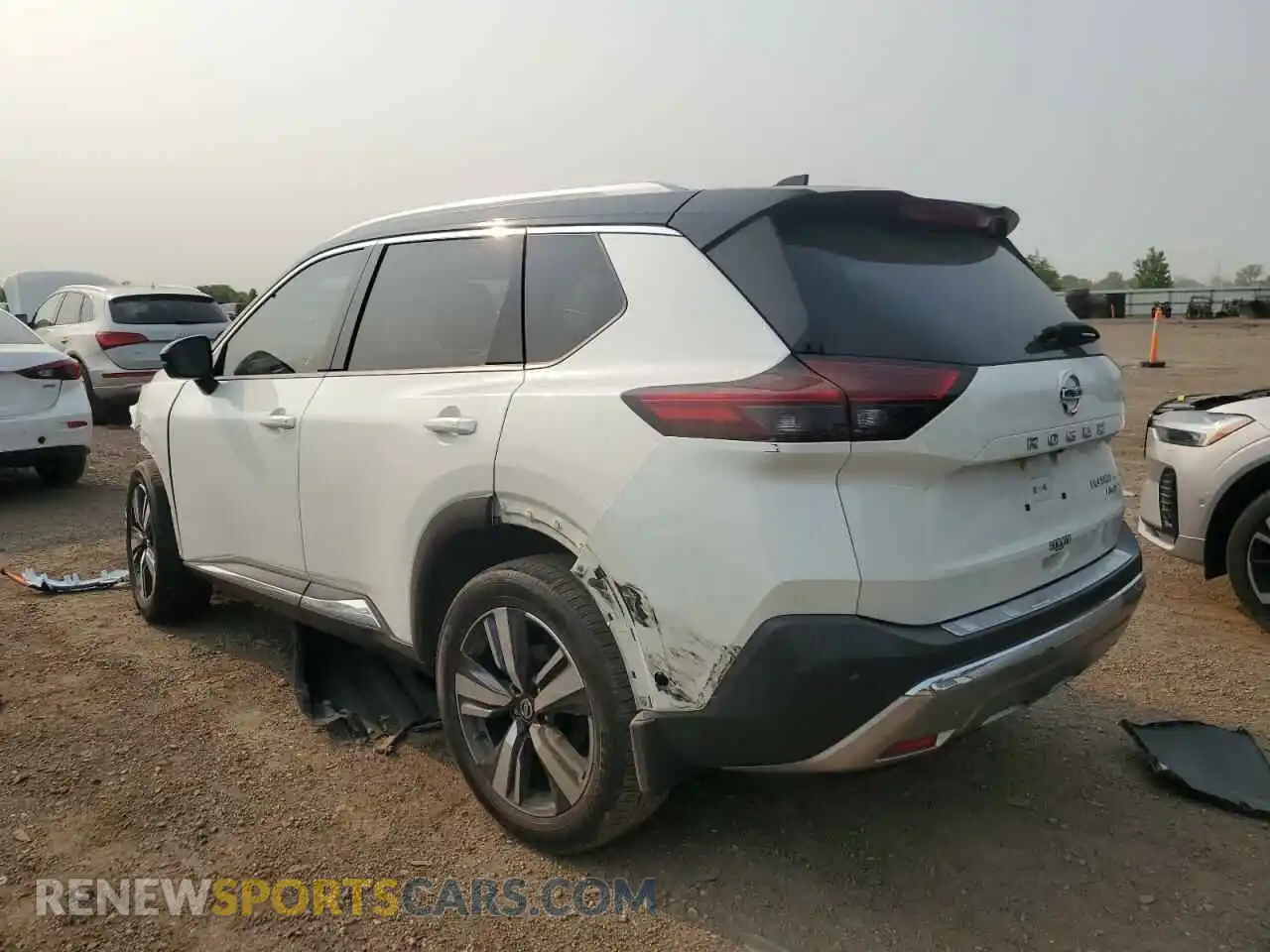 2 Photograph of a damaged car JN8AT3DD4MW309519 NISSAN ROGUE 2021