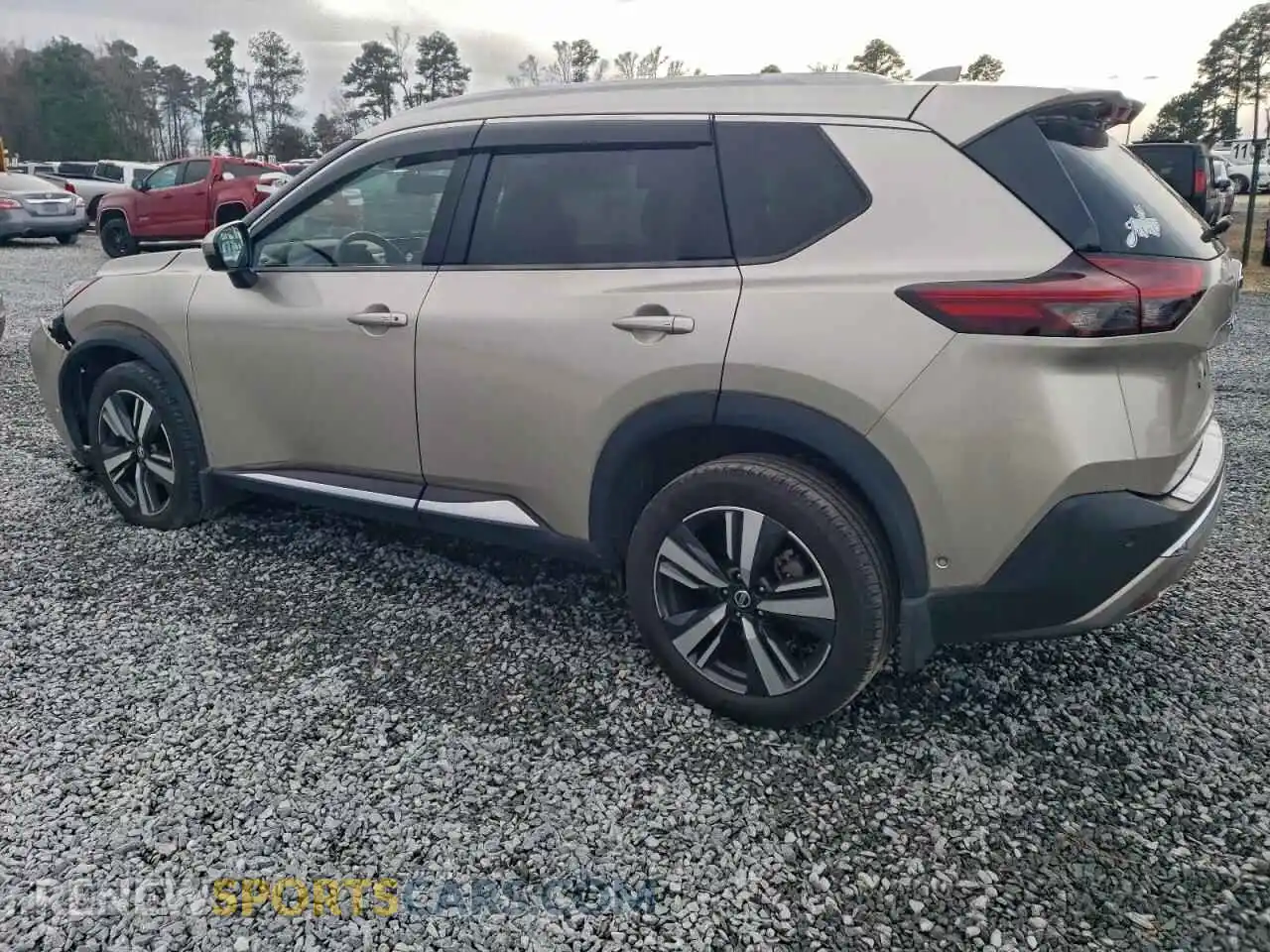 2 Photograph of a damaged car JN8AT3DD4MW312288 NISSAN ROGUE 2021