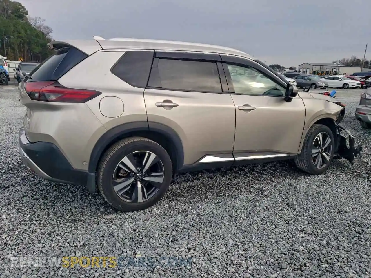 3 Photograph of a damaged car JN8AT3DD4MW312288 NISSAN ROGUE 2021