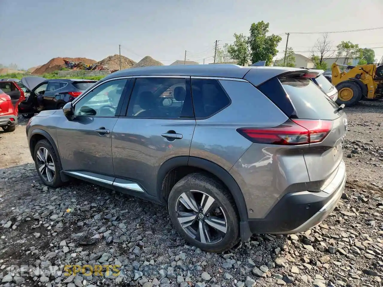 2 Photograph of a damaged car JN8AT3DD4MW312744 NISSAN ROGUE 2021