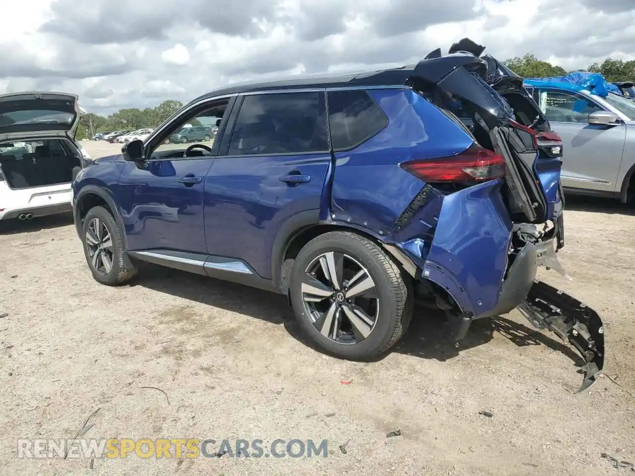 2 Photograph of a damaged car JN8AT3DD4MW320729 NISSAN ROGUE 2021