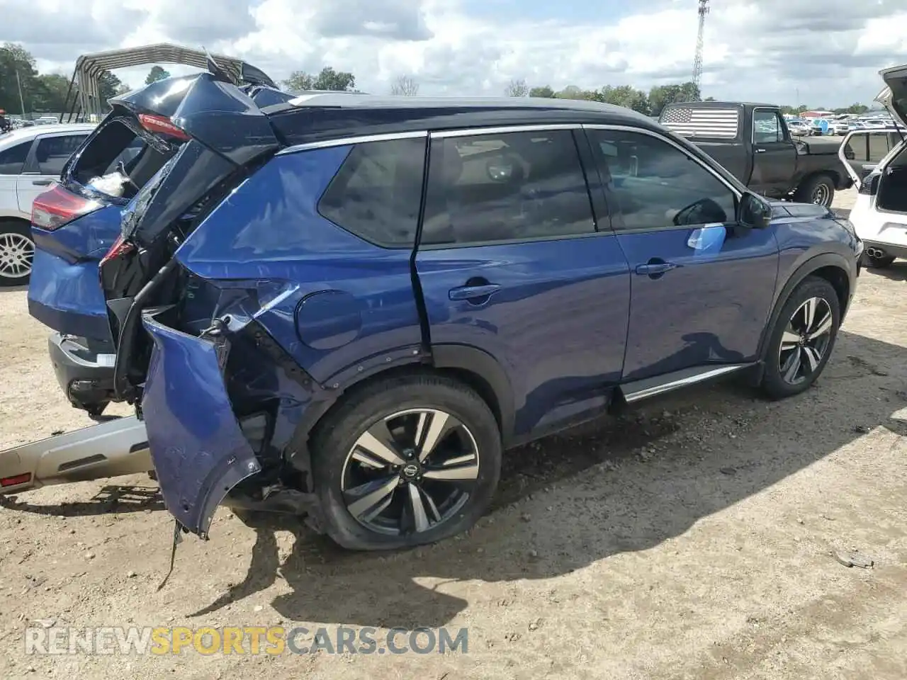 3 Photograph of a damaged car JN8AT3DD4MW320729 NISSAN ROGUE 2021