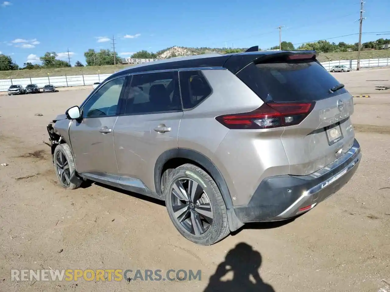 2 Photograph of a damaged car JN8AT3DD5MW304605 NISSAN ROGUE 2021