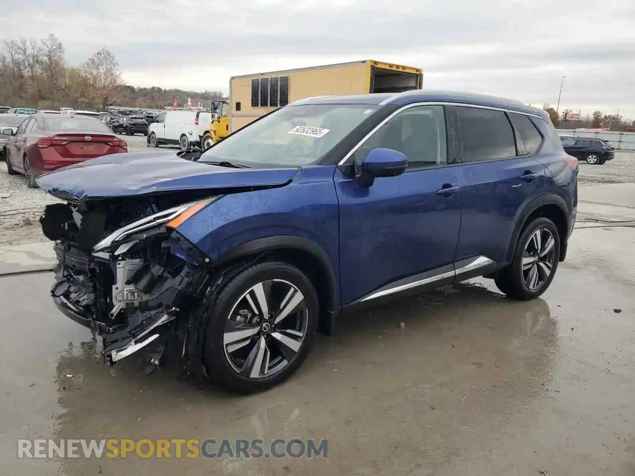 1 Photograph of a damaged car JN8AT3DD5MW306659 NISSAN ROGUE 2021