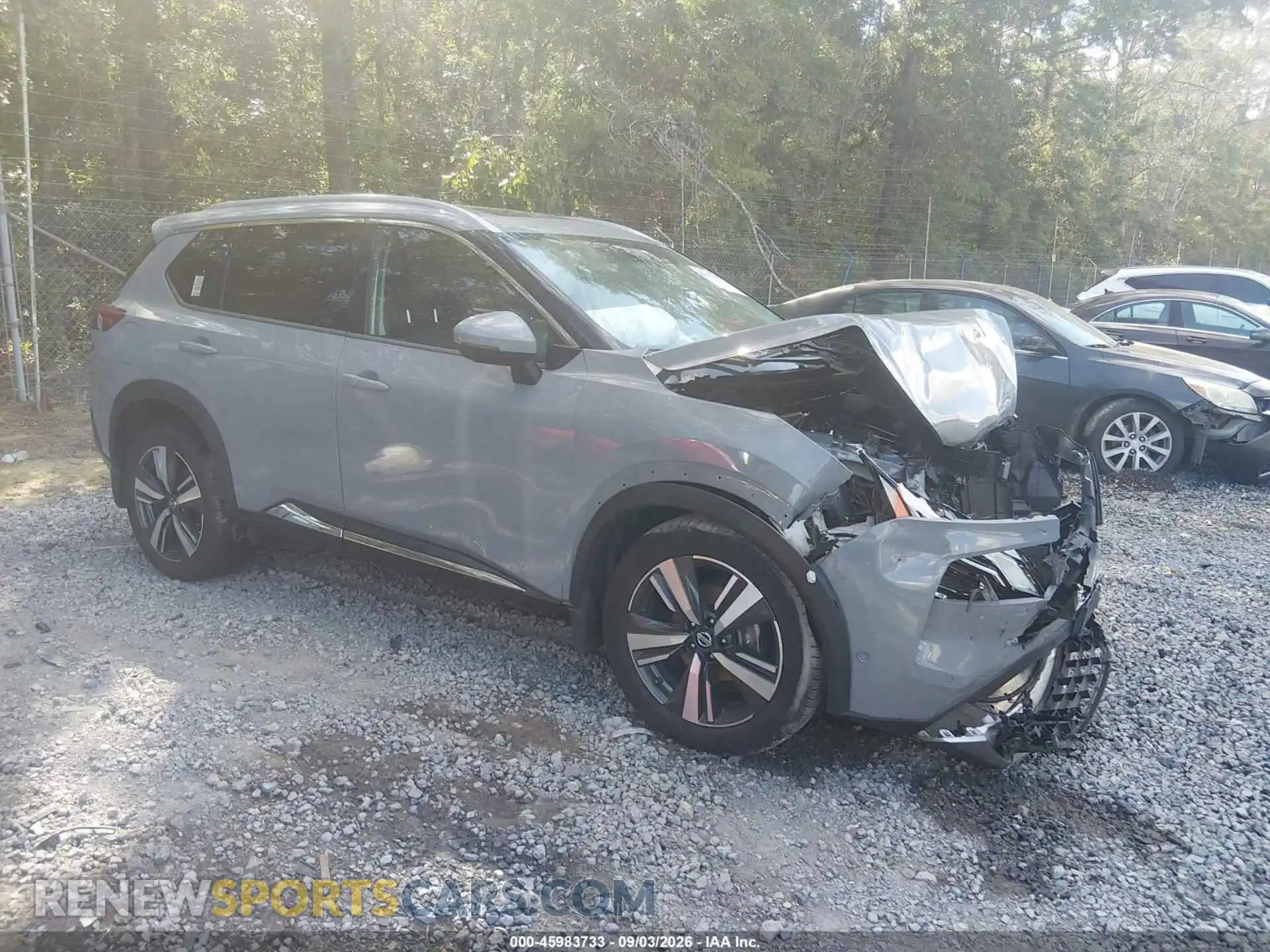 1 Photograph of a damaged car JN8AT3DD5MW312168 NISSAN ROGUE 2021