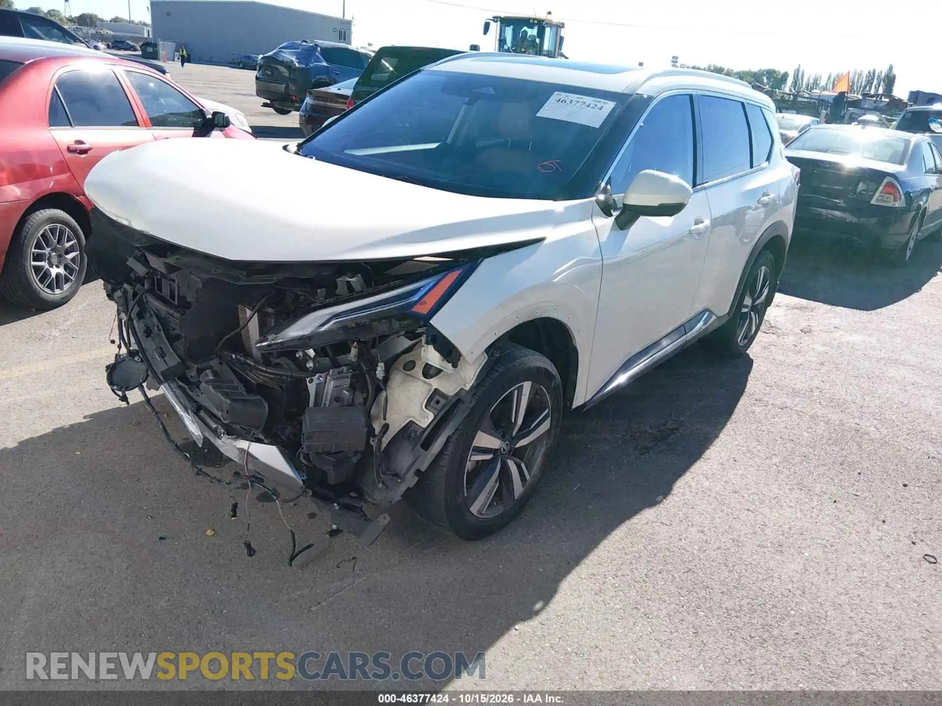 2 Photograph of a damaged car JN8AT3DD5MW313482 NISSAN ROGUE 2021