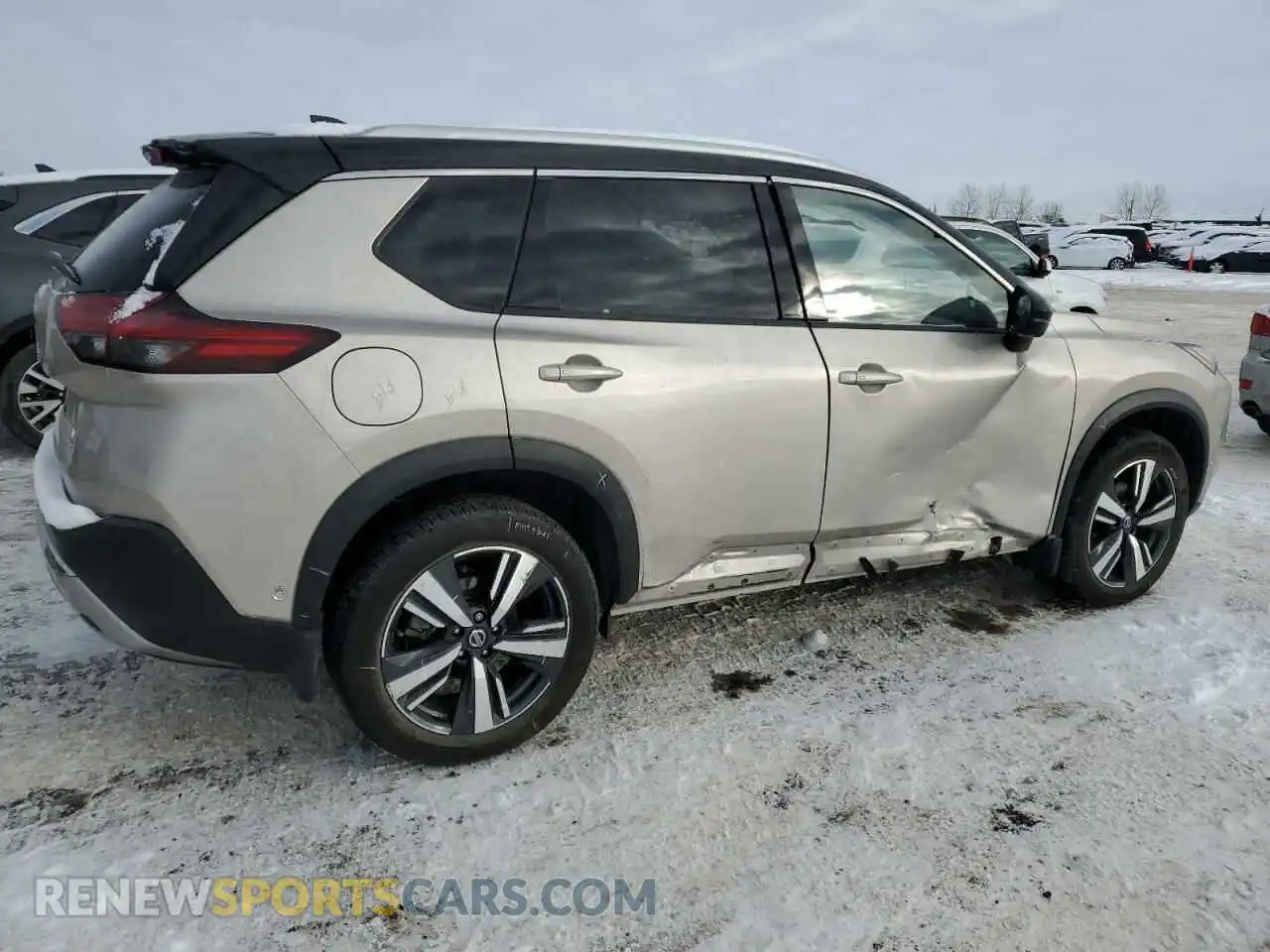 3 Photograph of a damaged car JN8AT3DD7MW307344 NISSAN ROGUE 2021
