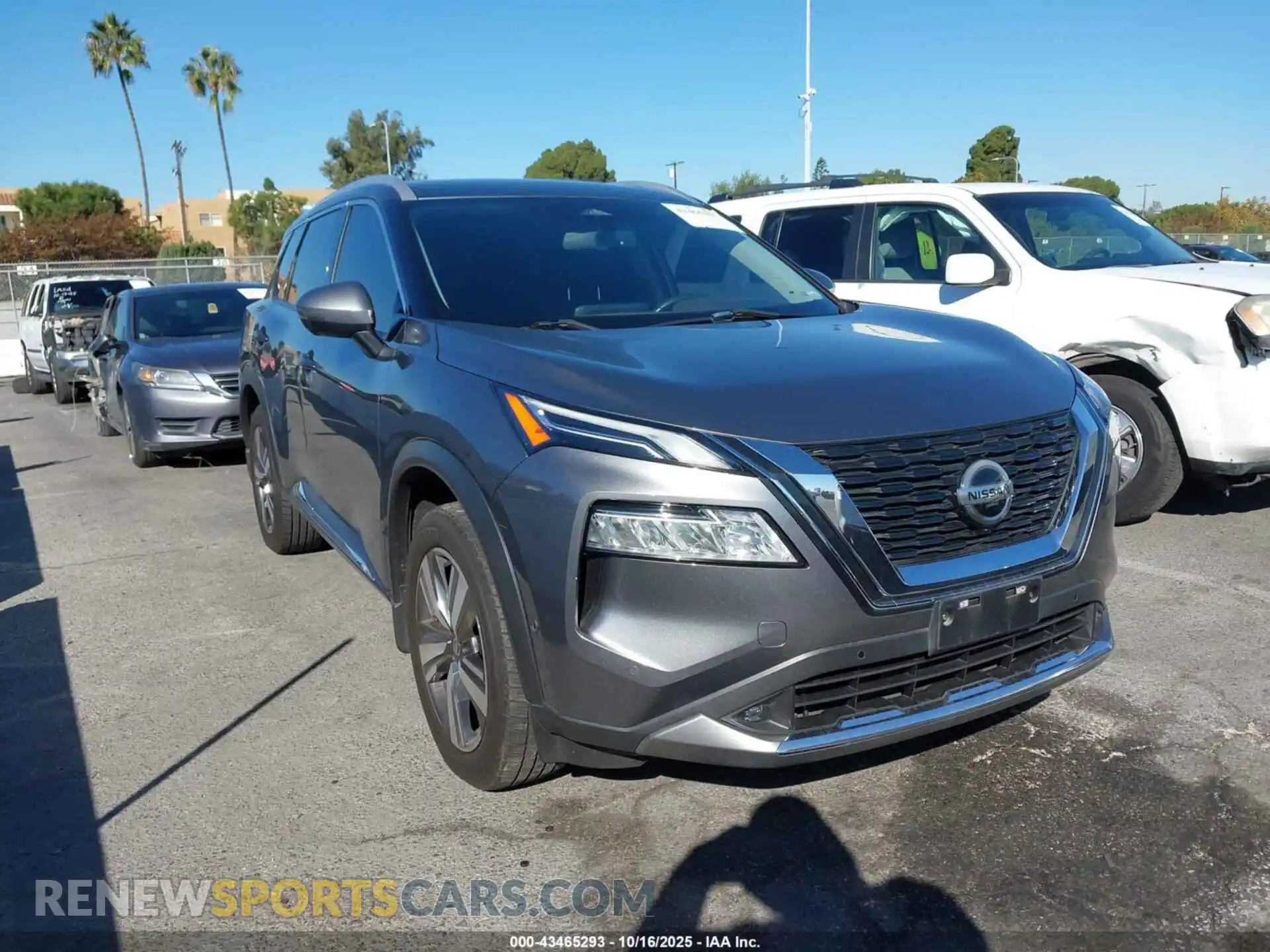 1 Photograph of a damaged car JN8AT3DD8MW310060 NISSAN ROGUE 2021