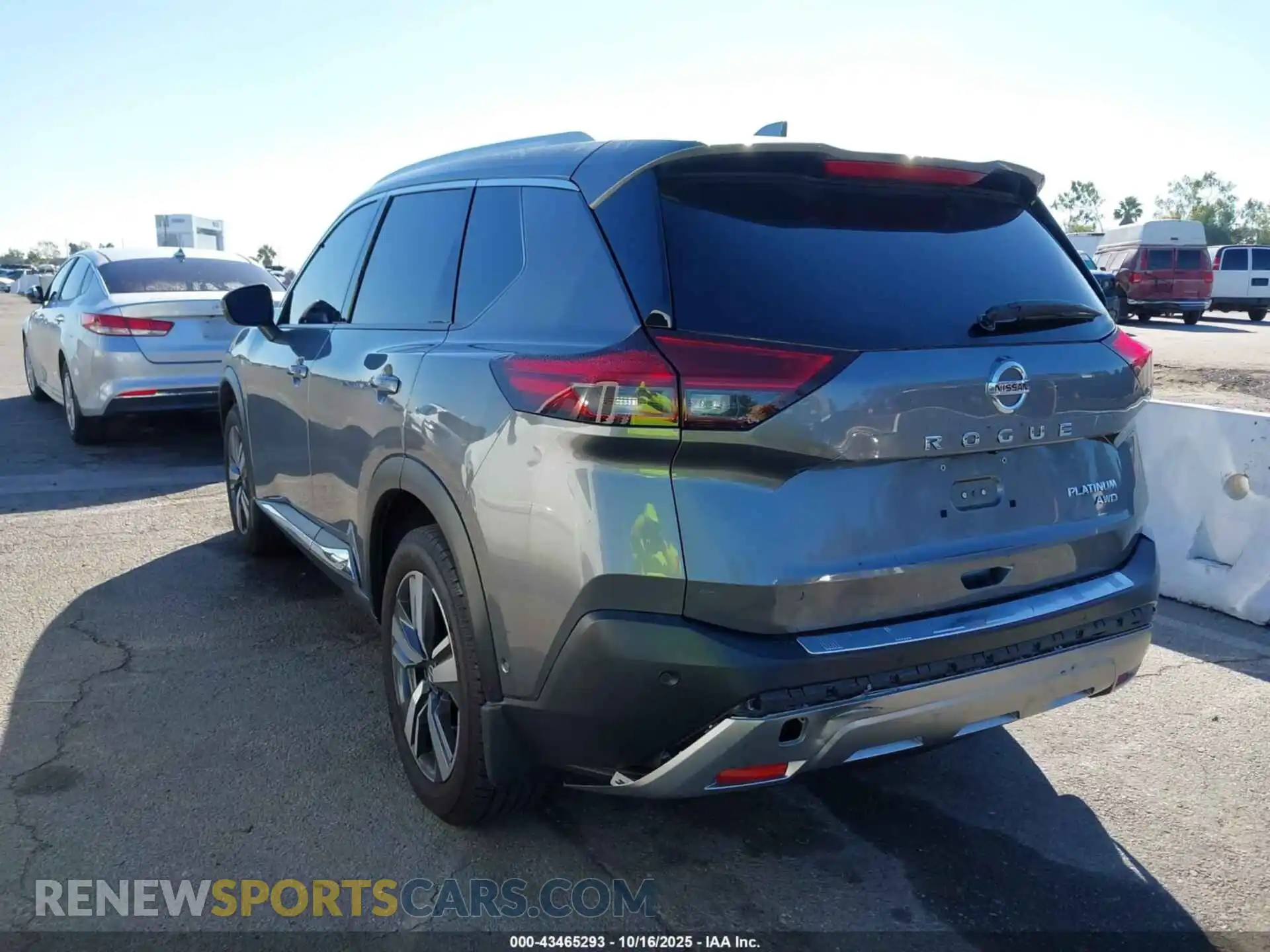 3 Photograph of a damaged car JN8AT3DD8MW310060 NISSAN ROGUE 2021