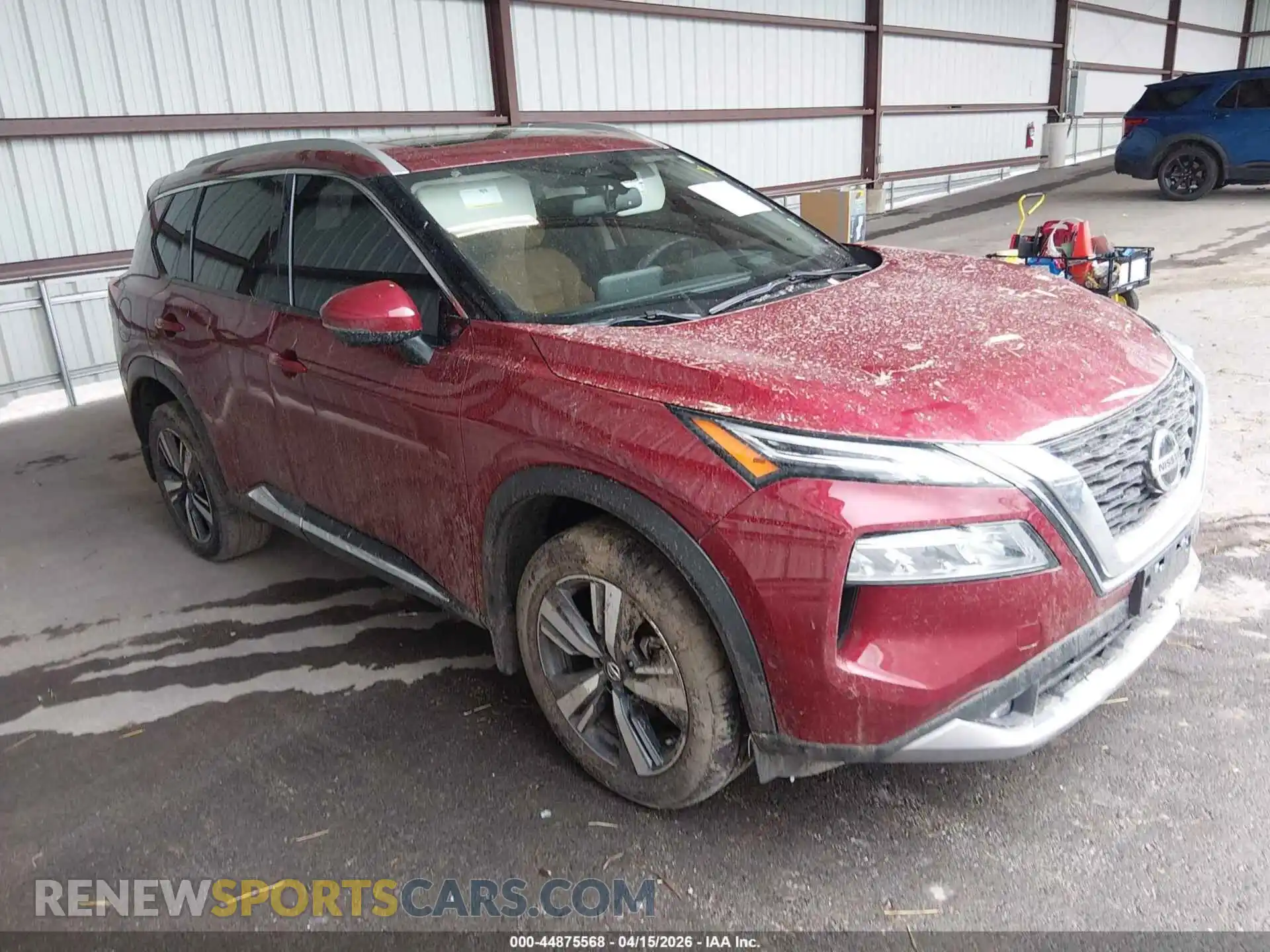 1 Photograph of a damaged car JN8AT3DD8MW321480 NISSAN ROGUE 2021