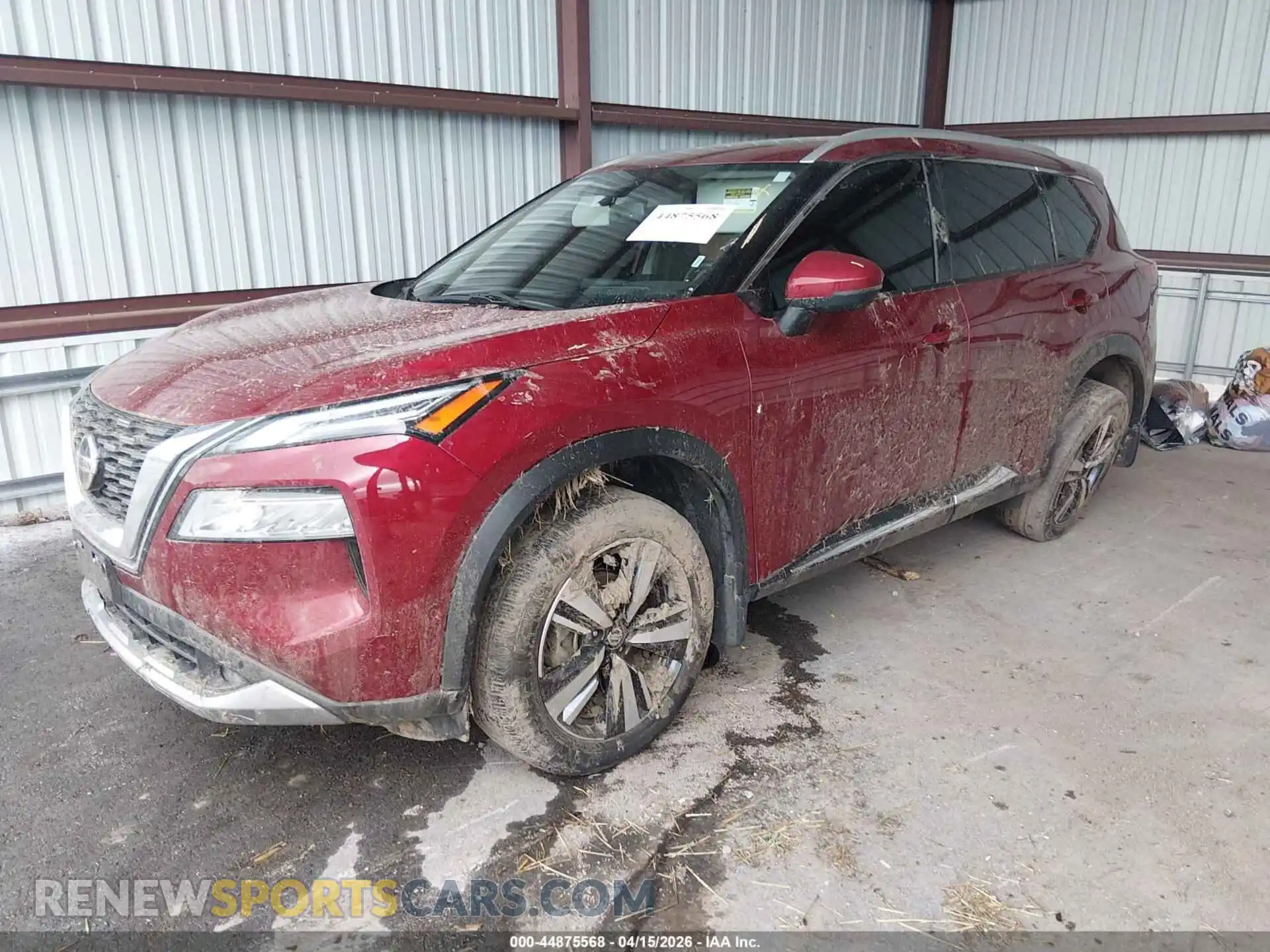 2 Photograph of a damaged car JN8AT3DD8MW321480 NISSAN ROGUE 2021