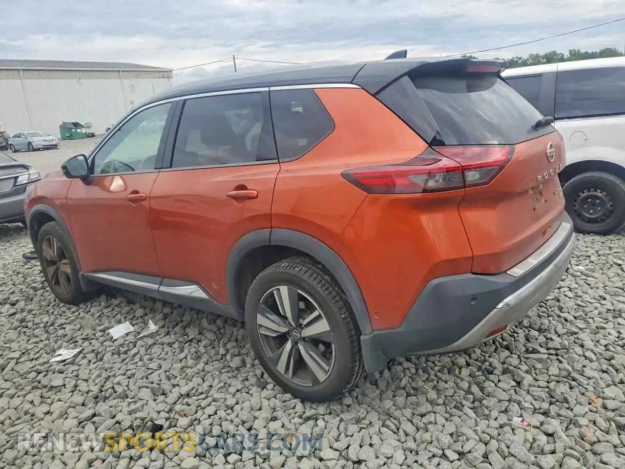 2 Photograph of a damaged car JN8AT3DD9MW319477 NISSAN ROGUE 2021
