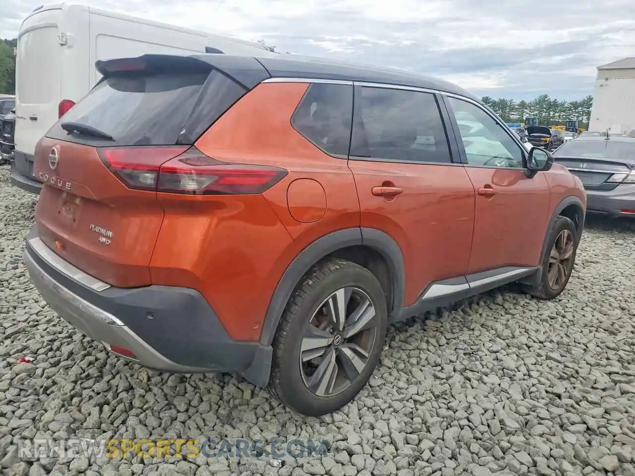 3 Photograph of a damaged car JN8AT3DD9MW319477 NISSAN ROGUE 2021