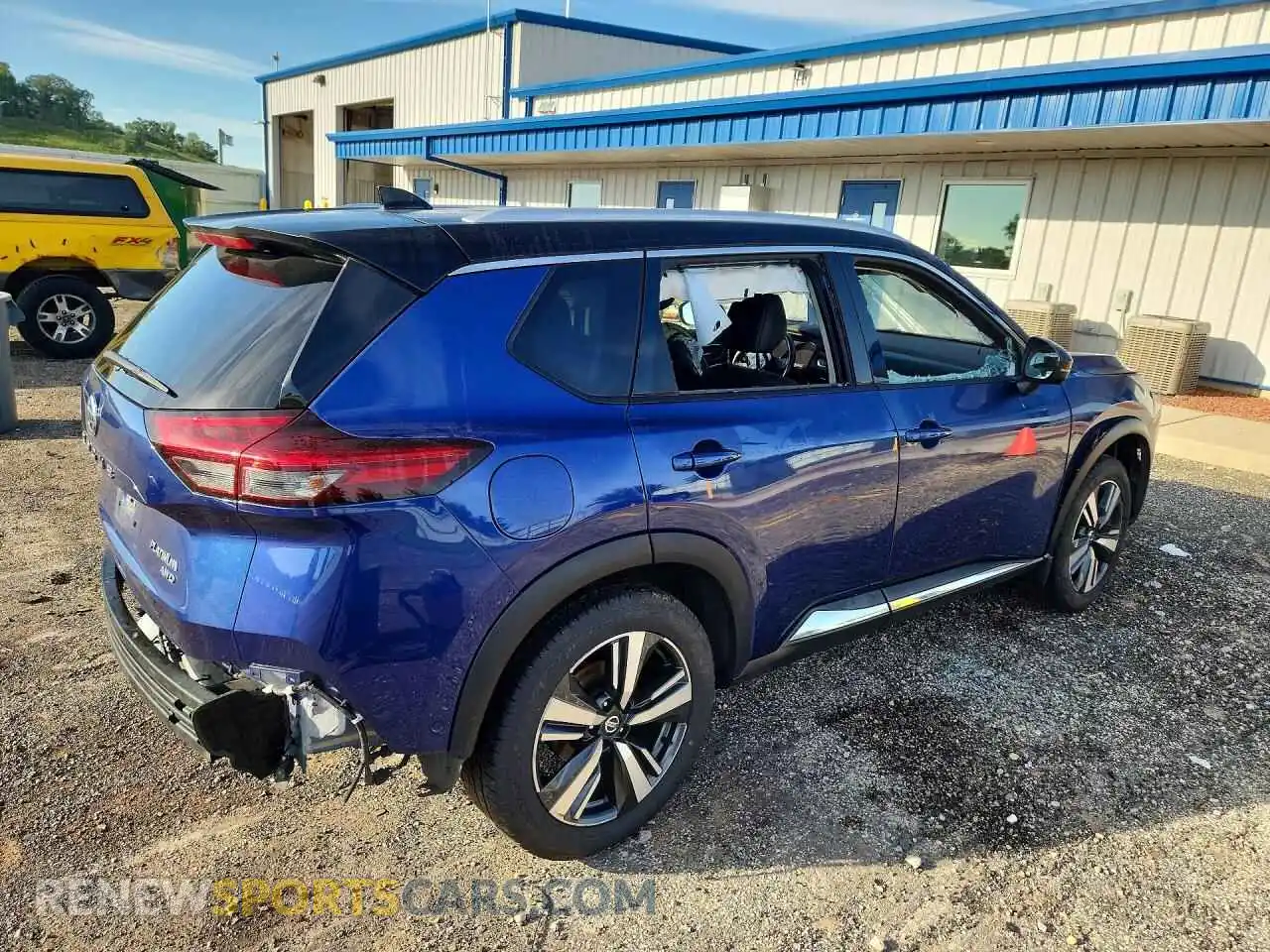 3 Photograph of a damaged car JN8AT3DDXMW309444 NISSAN ROGUE 2021