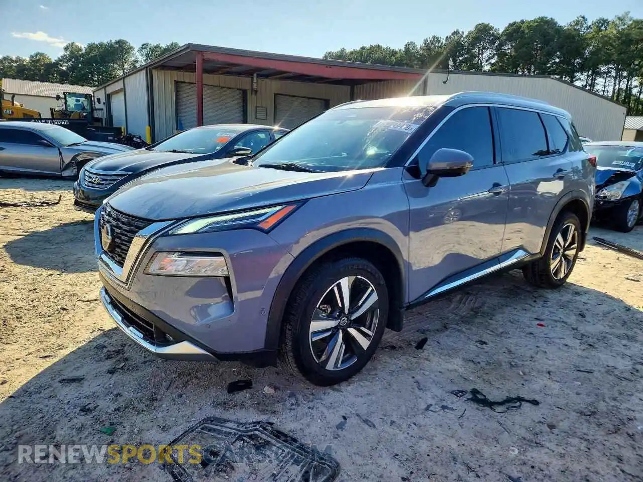 1 Photograph of a damaged car JN8AT3DDXMW310528 NISSAN ROGUE 2021