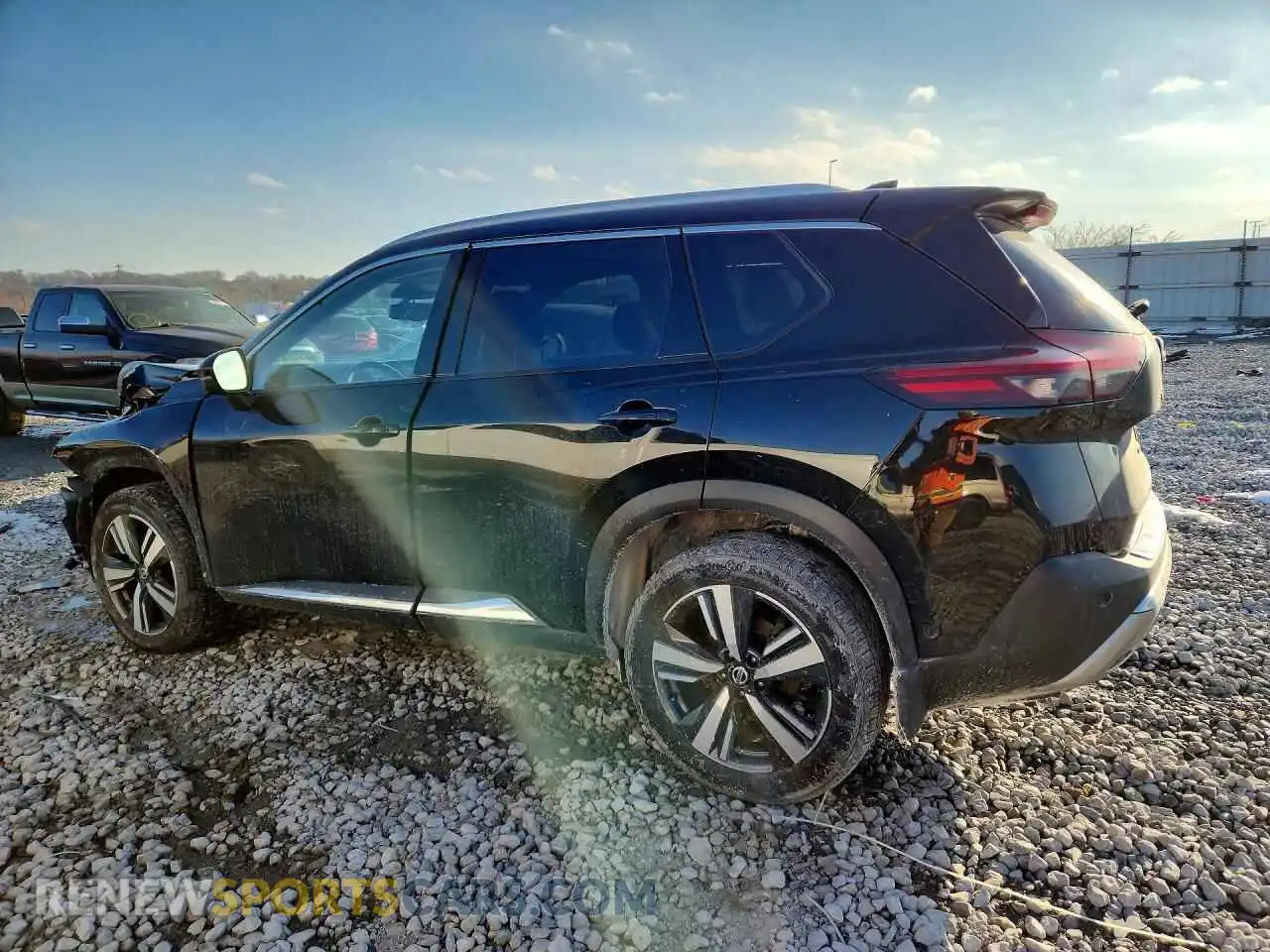 2 Photograph of a damaged car JN8AT3DDXMW312621 NISSAN ROGUE 2021
