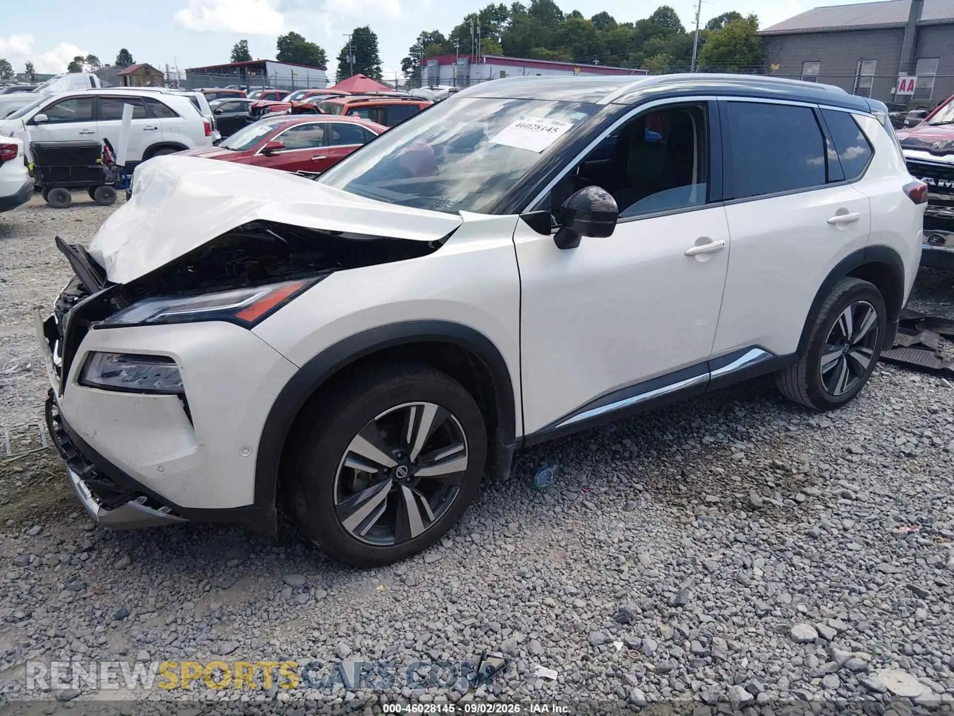 2 Photograph of a damaged car JN8AT3DDXMW320492 NISSAN ROGUE 2021