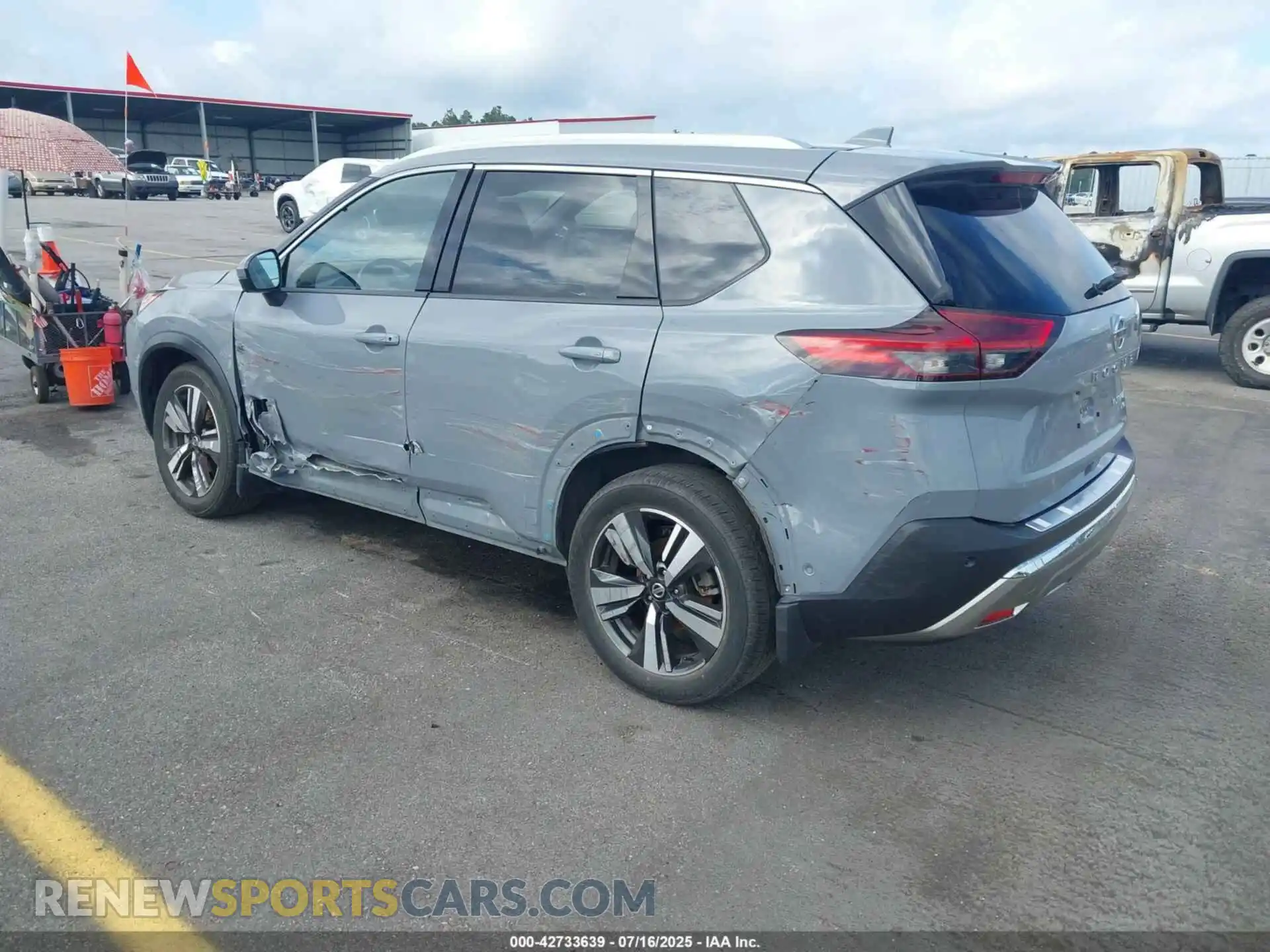 3 Photograph of a damaged car JN8AT3DDXMW320962 NISSAN ROGUE 2021