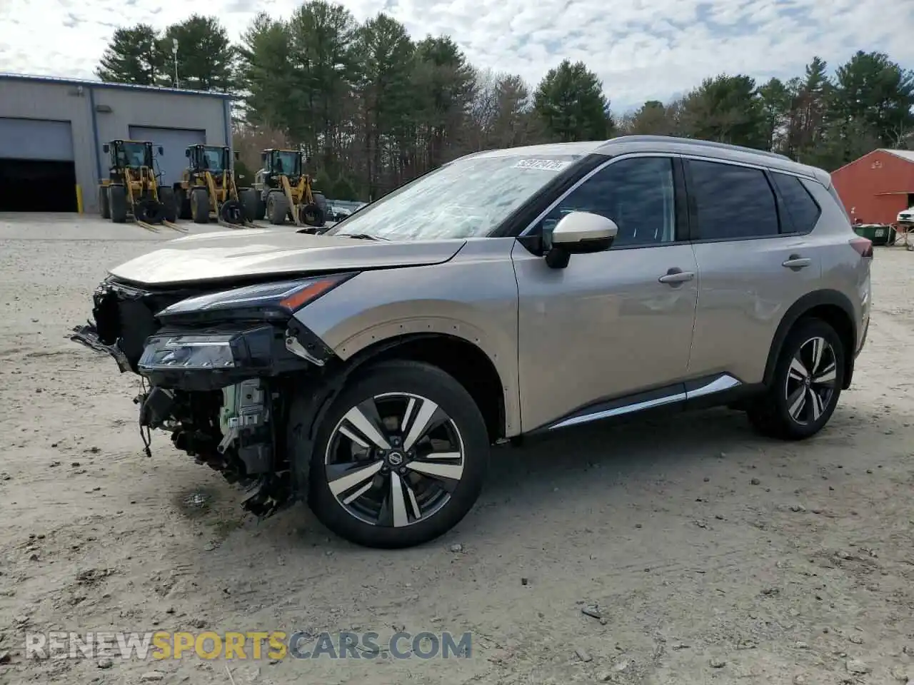 1 Photograph of a damaged car JN8AT3DDXMW321464 NISSAN ROGUE 2021