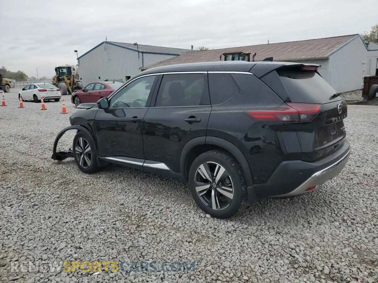 2 Photograph of a damaged car JN8BT3DD7MW475196 NISSAN ROGUE 2021