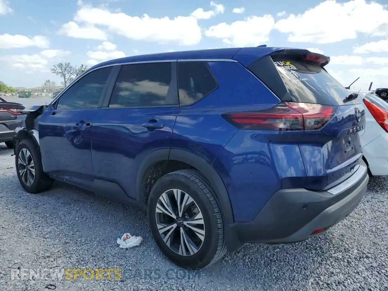 2 fotografías del automóvil dañado 5N1BT3BA7NC697966 NISSAN ROGUE 2022