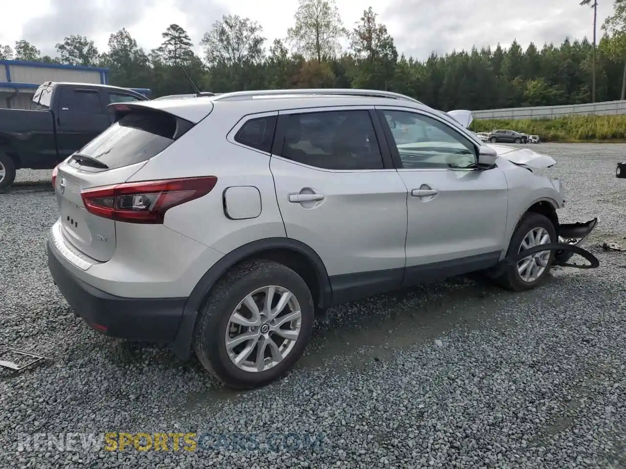 3 Фотография поврежденного автомобиля JN1BJ1BV2NW582596 NISSAN ROGUE 2022
