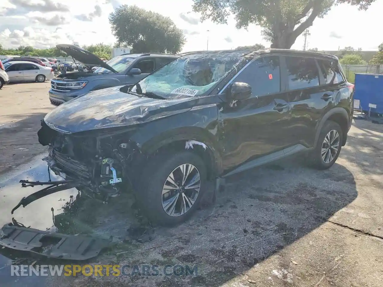 1 Photograph of a damaged car 5N1BT3BA2PC826487 NISSAN ROGUE 2023