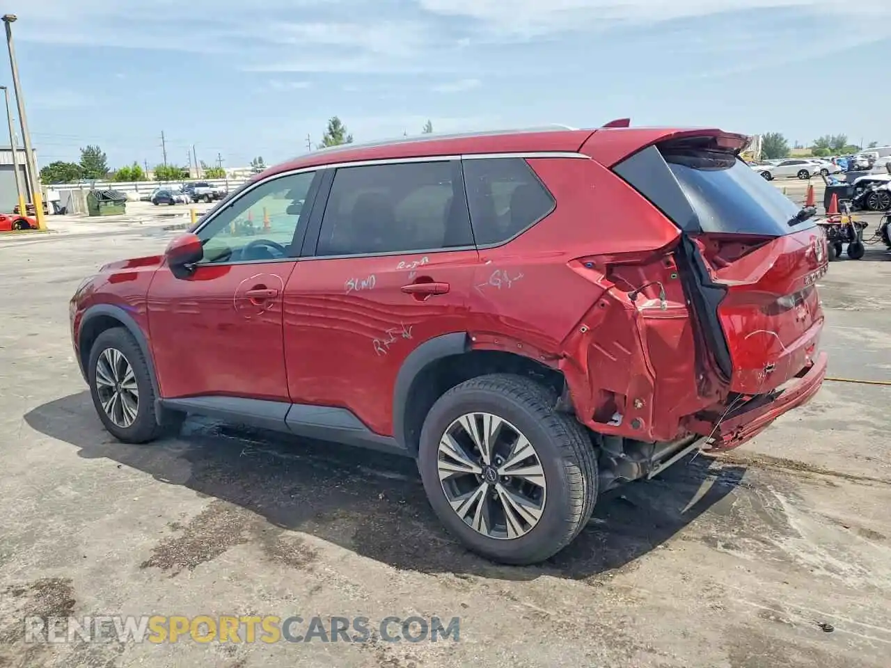 2 fotografías del automóvil dañado 5N1BT3BA2PC852782 NISSAN ROGUE 2023